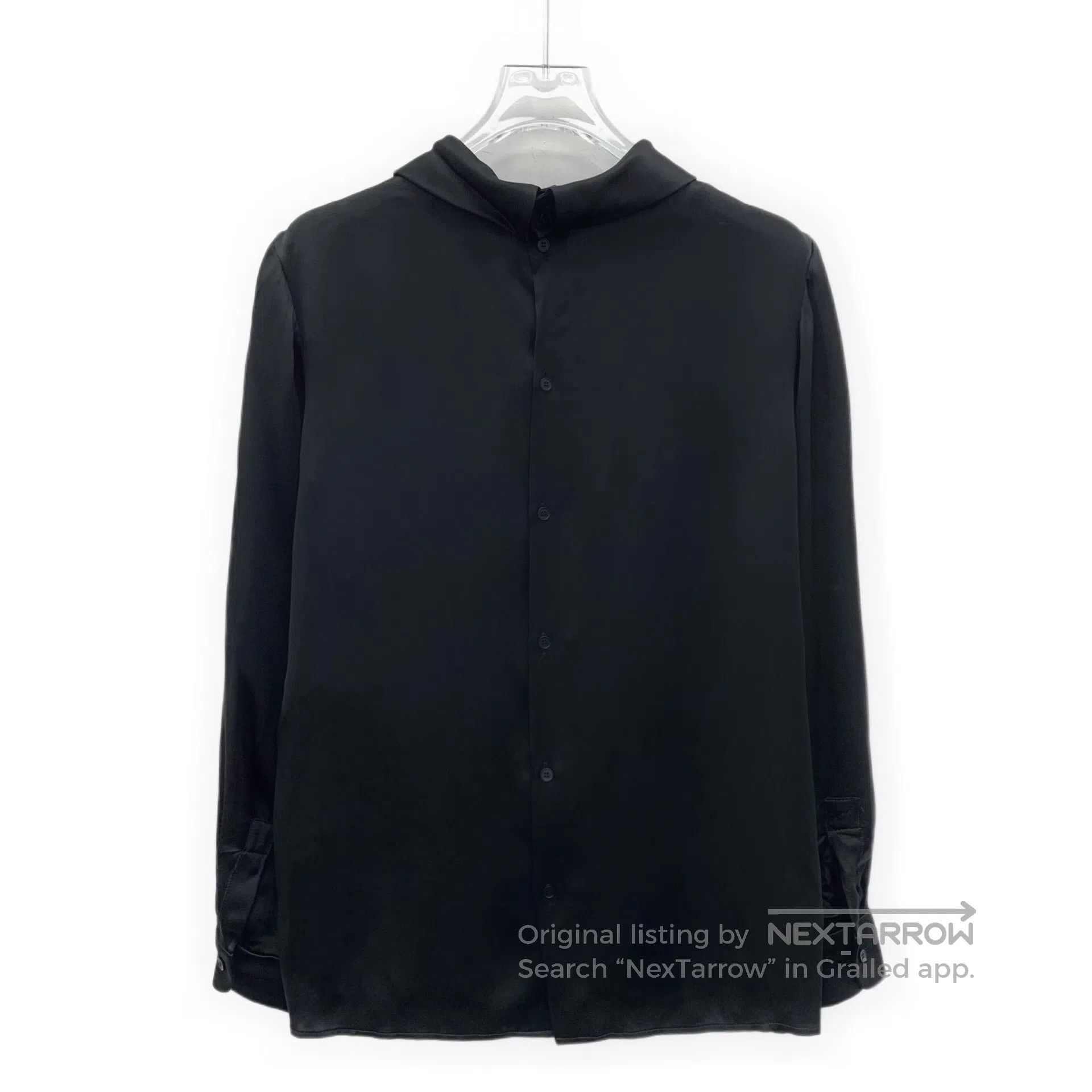Chloe Chloe Black single-breasted button design mulberry silk ro Size XXS / US 00 / IT 34 - 2 Thumbnail