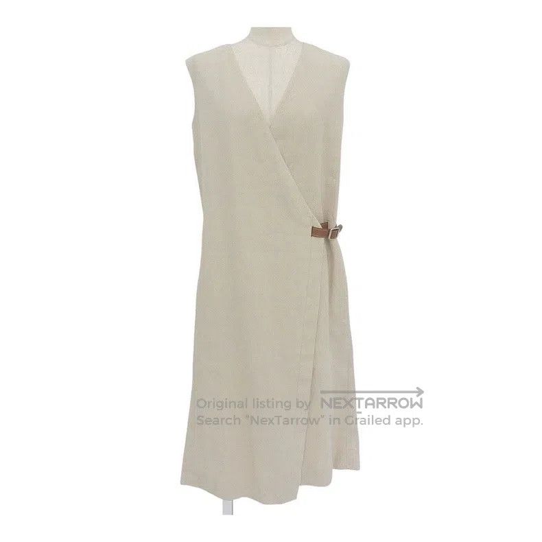 Hermes Linen sleeveless dress