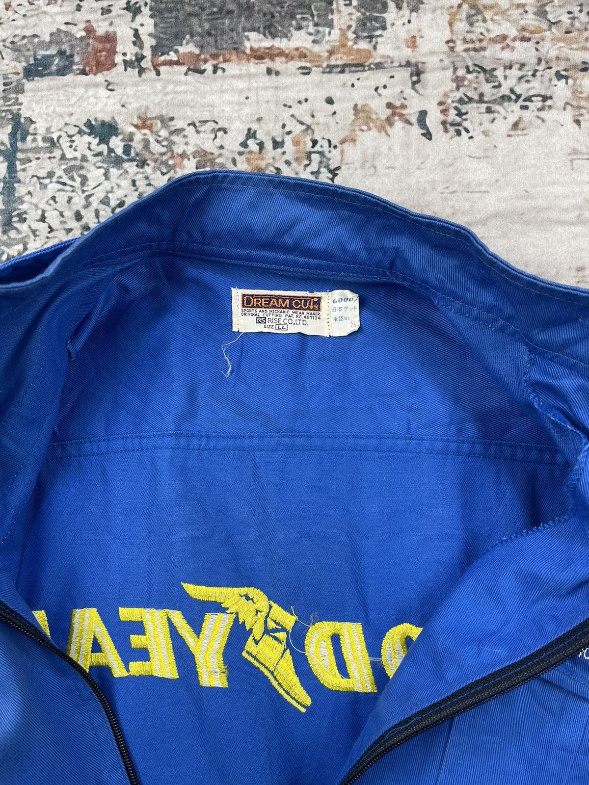NASCAR Vintage Goodyear Back Hit Big Logo Mechanic Coveralls Size US 35 - 20 Thumbnail