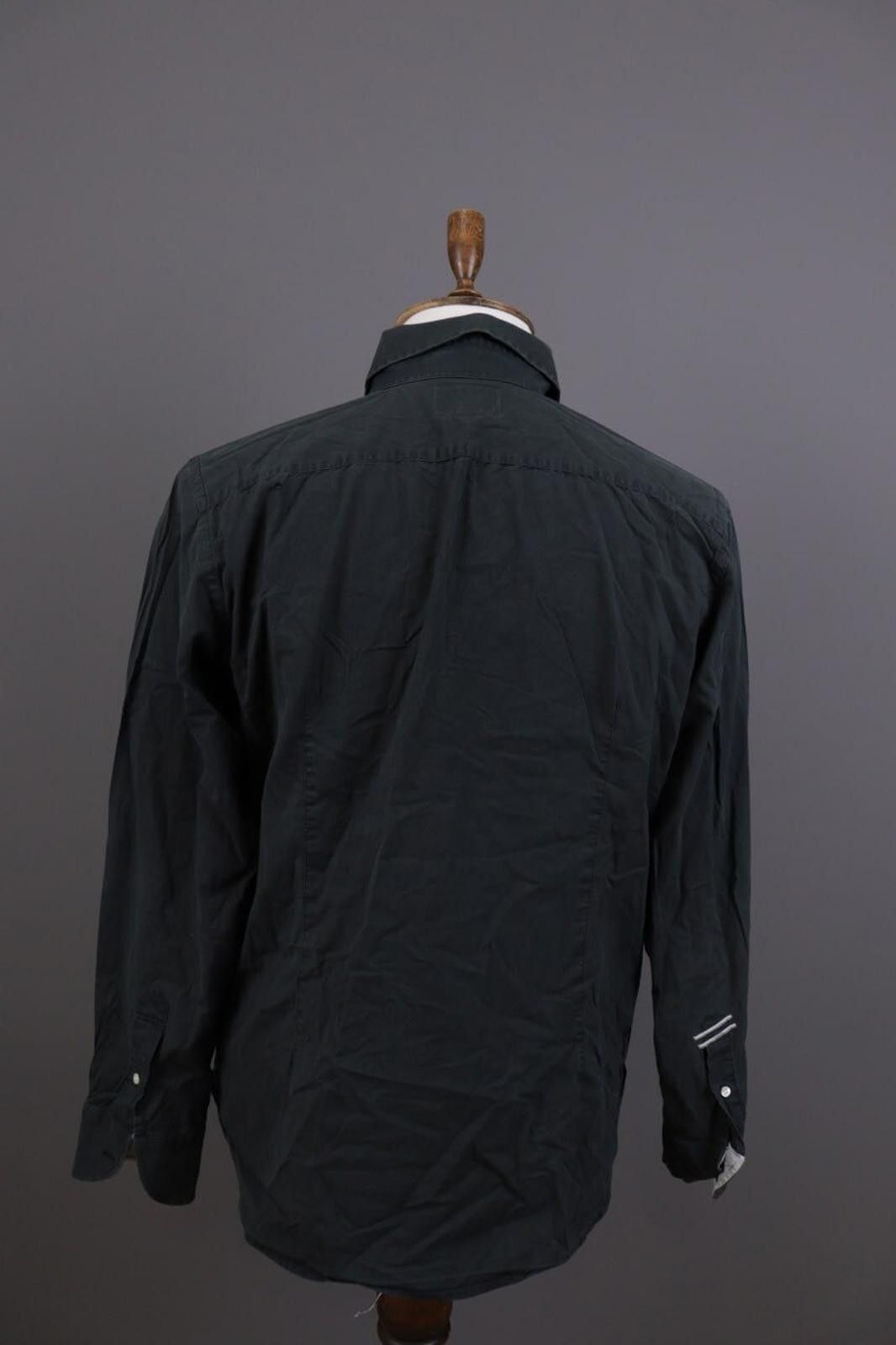 La Martina La Martina Buenos Aires Slim Fit Black Shirt Size XL Size US XL / EU 56 / 4 - 10 Thumbnail