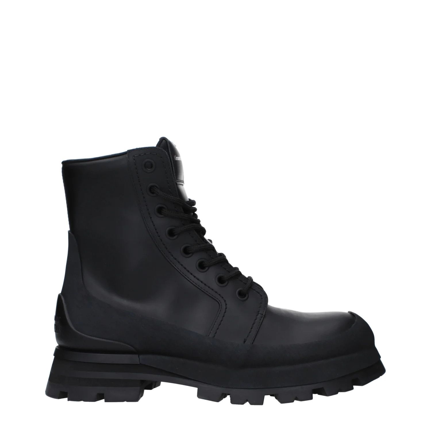 Alexander McQueen ob1o1e0225 Leather Ankle Boots in Black Size US 10 / EU 43 - 1 Thumbnail