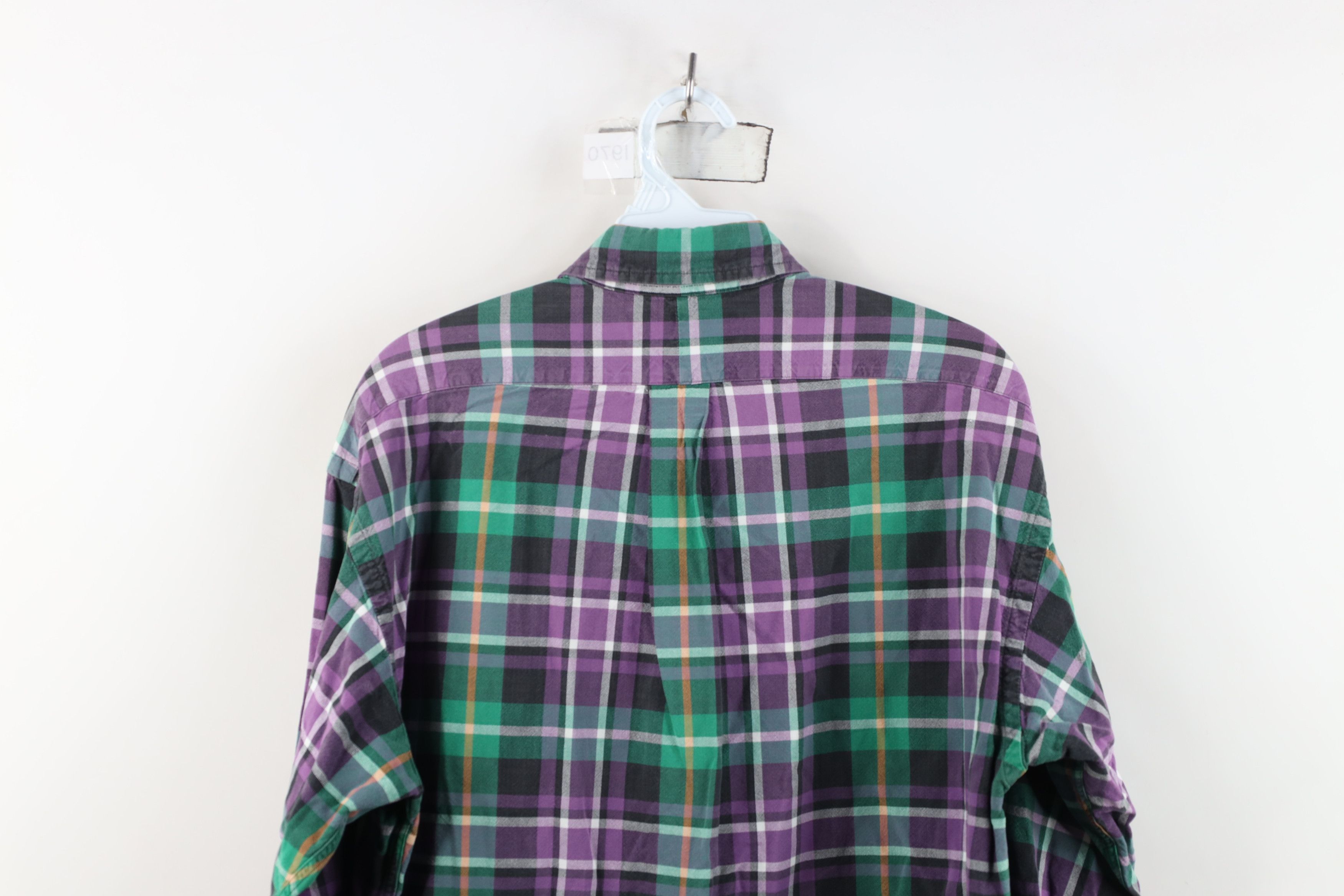 Polo Ralph Lauren Vintage 80s 90s Ralph Lauren Madras Plaid Button Down Shirt Size US S / EU 44-46 / 1 - 12 Thumbnail