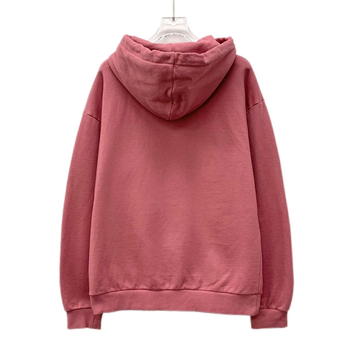 Celine Celine Pink Logo Printed Cotton Hooded Sweatshirt K26WX Size S / US 4 / IT 40 - 2 Thumbnail