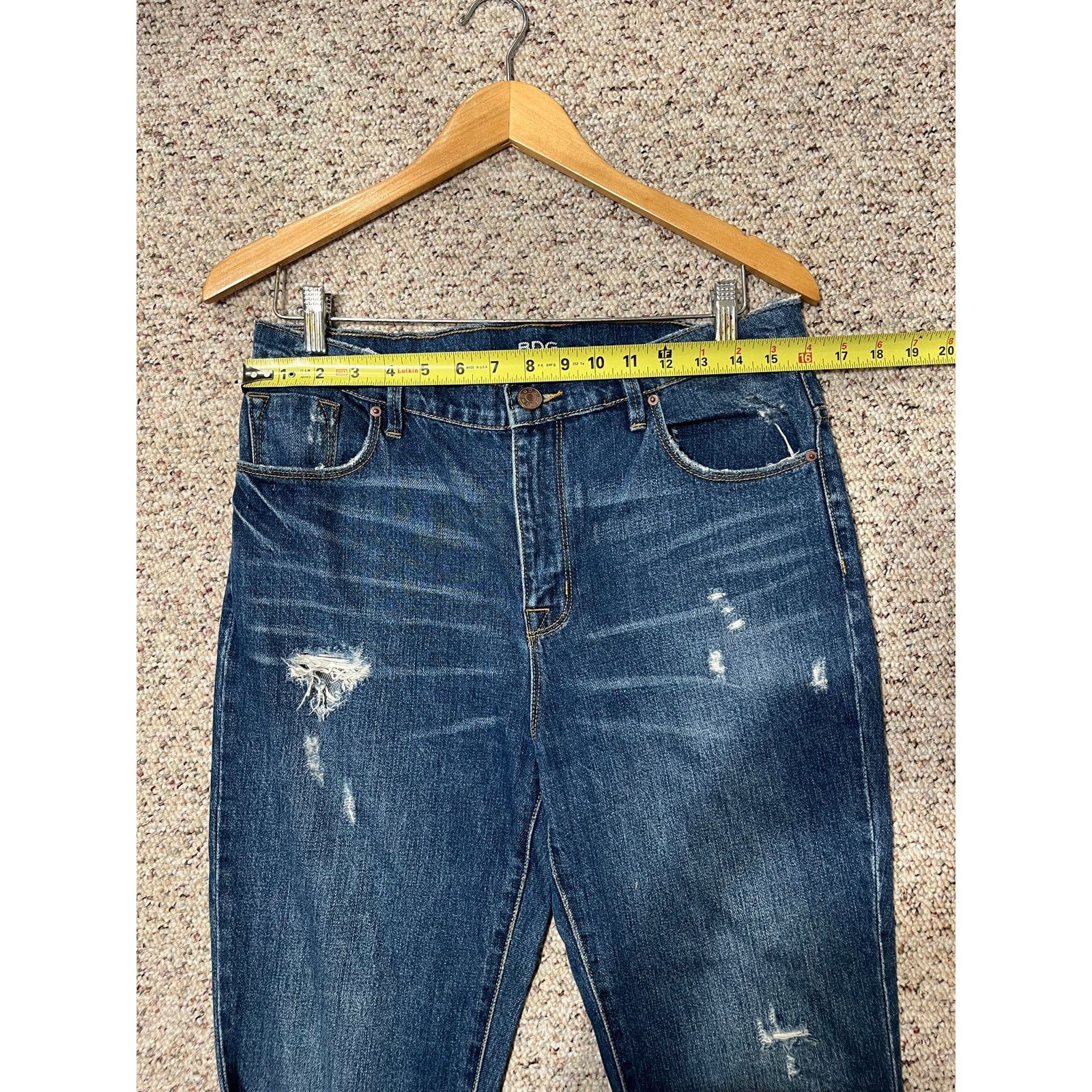Bdg BDG Urban Outfitters High Rise Ankle Kicker Jeans Size 29 W Size 29" - 7 Thumbnail