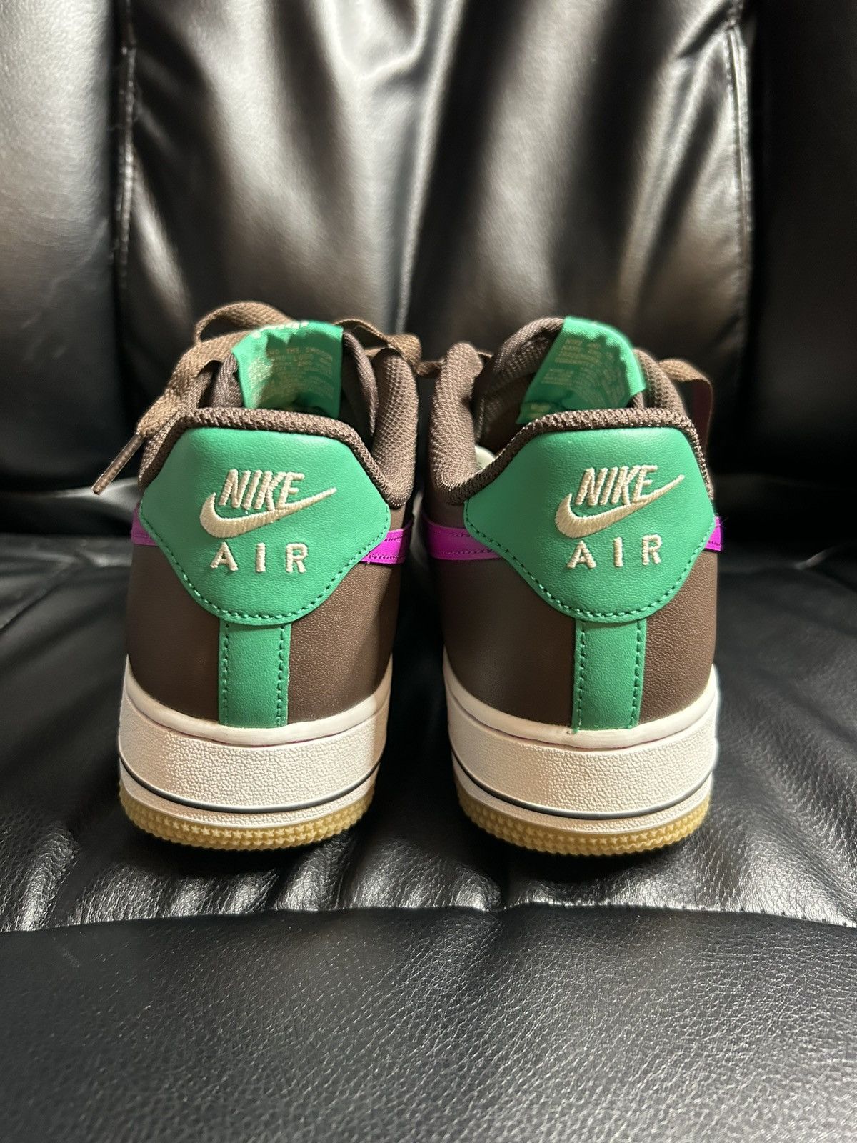 Nike Nike Air Force 1 Low "Baroque Brown / Vivid Purple" Sz 7.5M Size US 7.5 / EU 40-41 - 4 Thumbnail