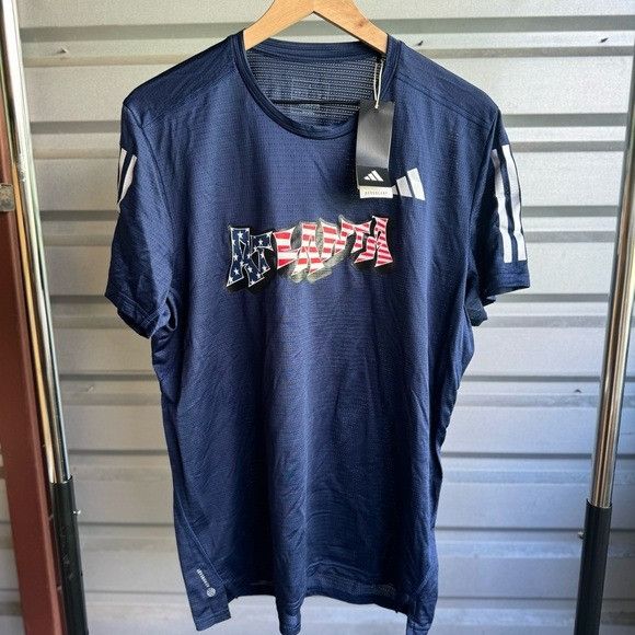Adidas NWT ADIDAS ATLANTA PEACH TREE ROAD RACE EVENT T-SHIRT JERSEY Size US L / EU 52-54 / 3 - 1 Thumbnail