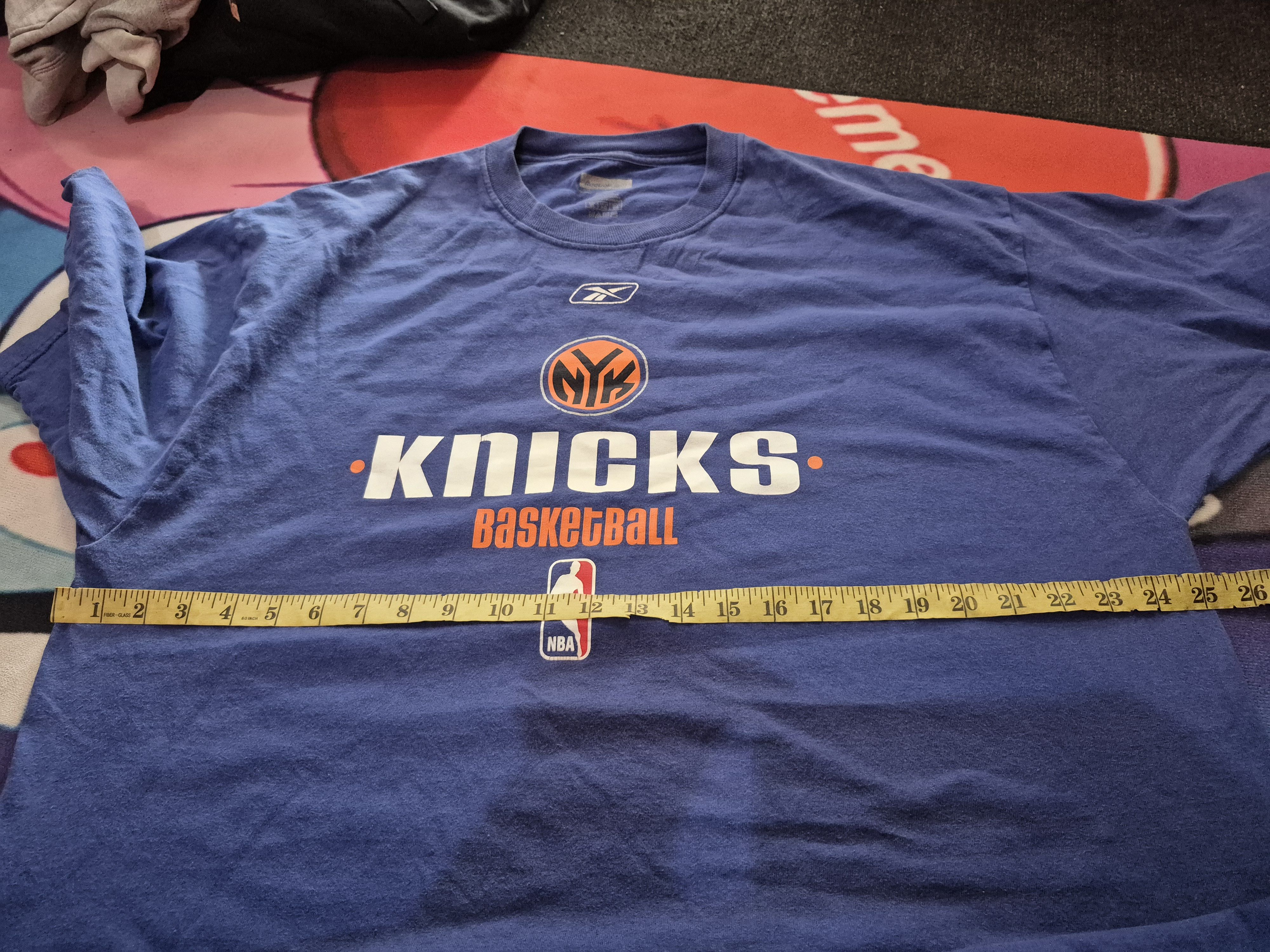 NBA 🔥 Reebok New York Knicks NBA Basketball Tee Size US XL / EU 56 / 4 - 6 Thumbnail