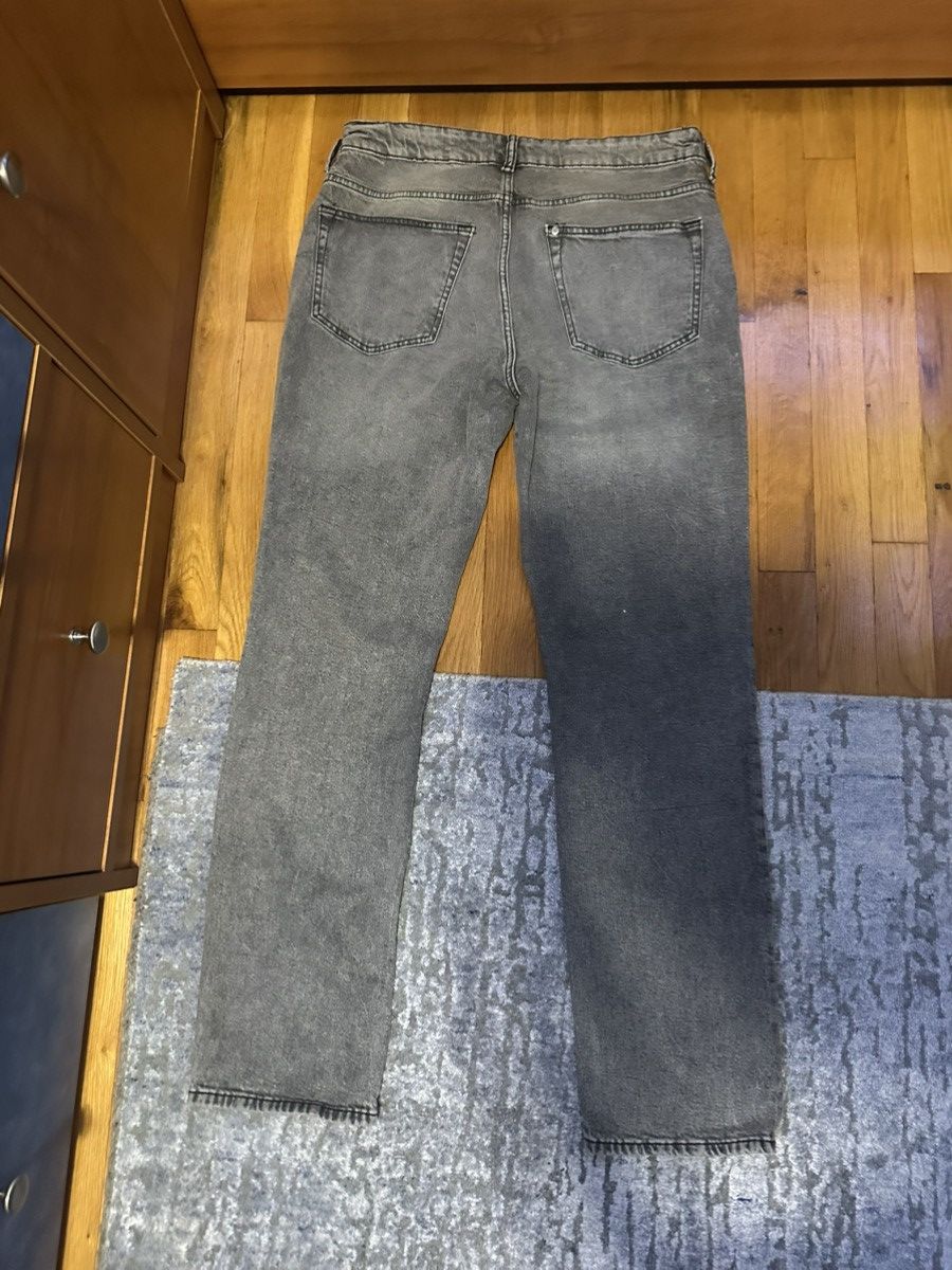 Designer × Vintage Grey straight leg denim Size US 34 / EU 50 - 4 Thumbnail