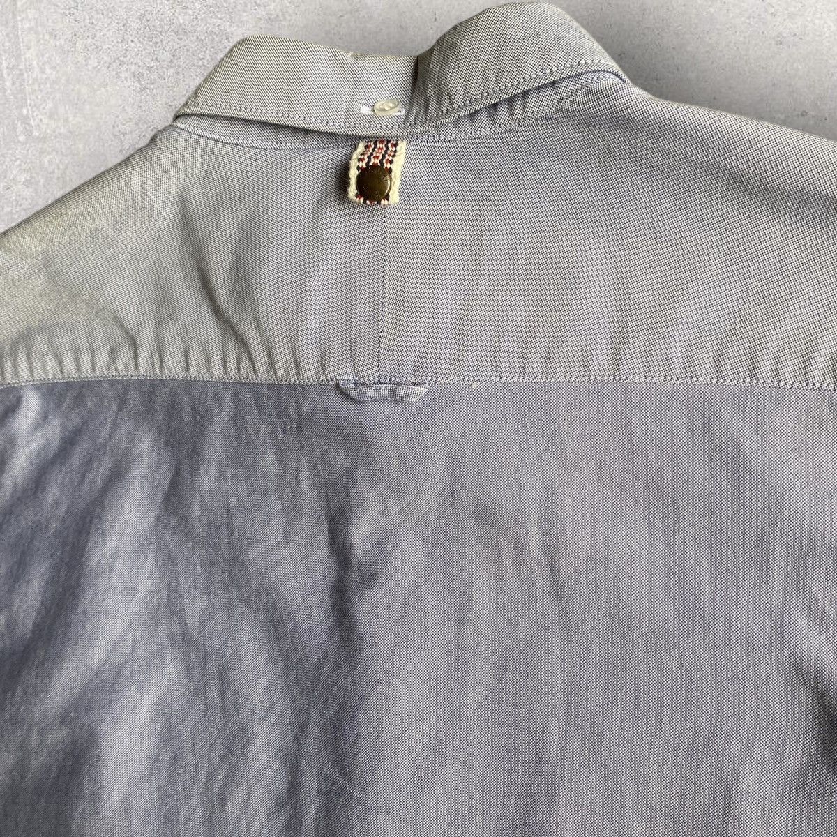Visvim Blue Oxford Shirt With Circle Pocket Size US M / EU 48-50 / 2 - 4 Thumbnail