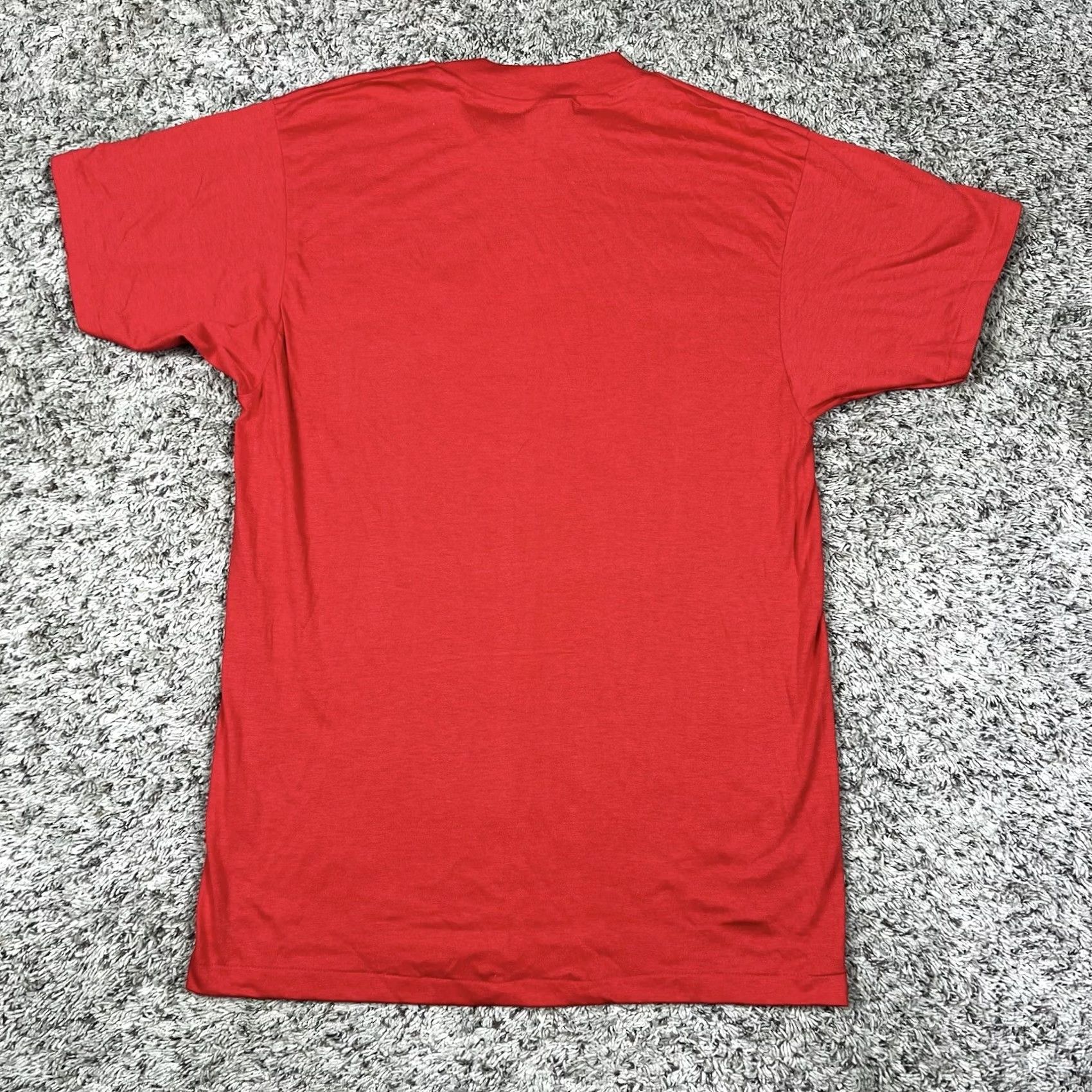 Hanes VINTAGE Hanes Red T-Shirt 80s Country Western Nashville Made USA Medium Shirt Unisex Adults Mens Womens Size US M / EU 48-50 / 2 - 3 Thumbnail