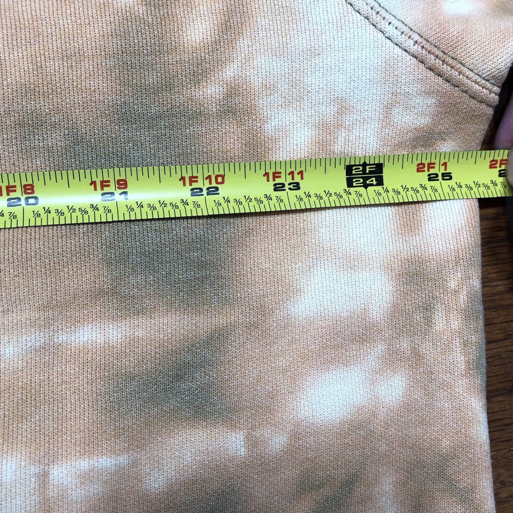 Carhartt Carhartt Hoodie Mens L Green Tie Dye Acid Wash Relaxed Fit Pullover 90s Classic Outdoor Knitted Cotton Blend Polyester Sweatshirt Size US L / EU 52-54 / 3 - 7 Thumbnail