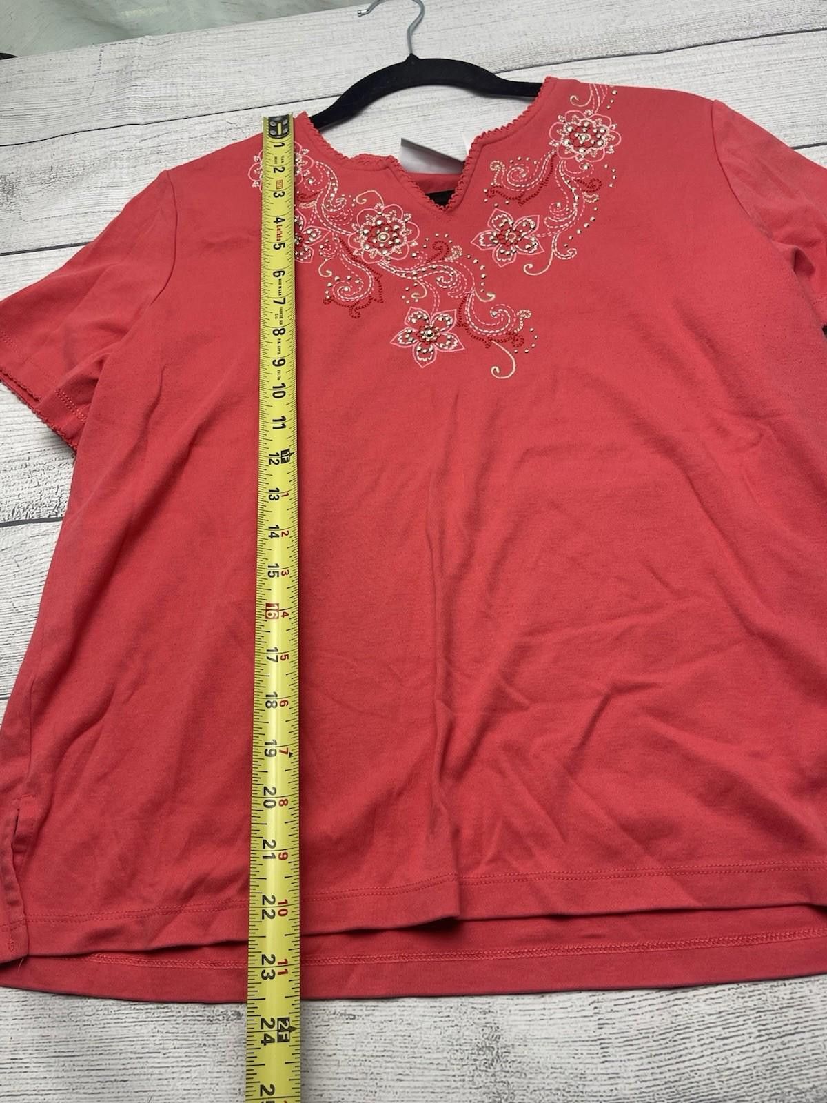Other Alfred Dunner Embellished Blouse Size Petite 10 Size M / US 6-8 / IT 42-44 - 4 Thumbnail