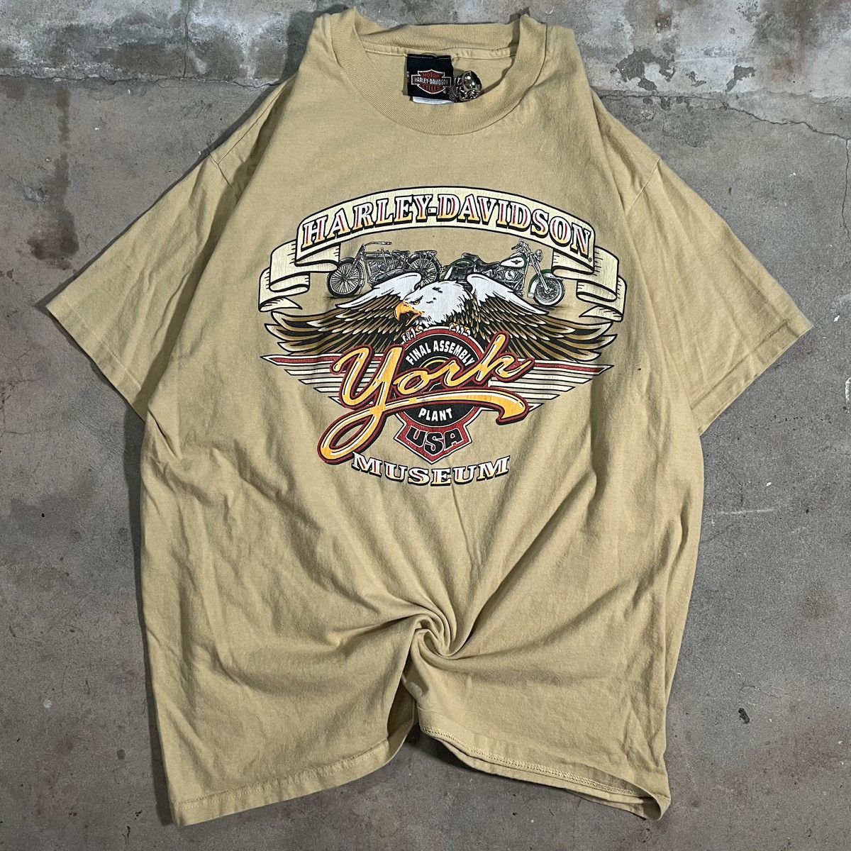 Harley Davidson × Vintage 90s vintage Harley Davidson! Size US XL / EU 56 / 4 - 1 Thumbnail