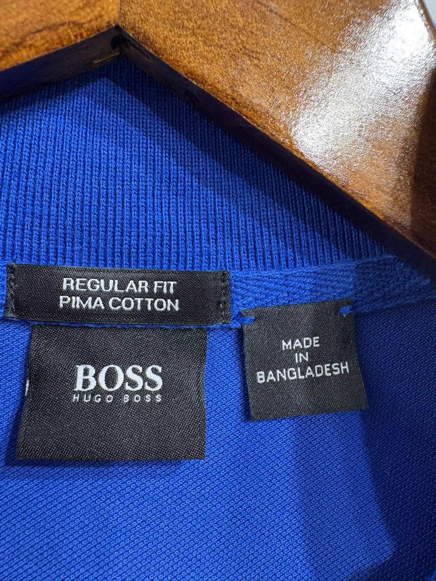 Hugo Boss HUGO BOSS Men's Blue Short Sleeve Polo Shirt K29 Size US L / EU 52-54 / 3 - 4 Thumbnail
