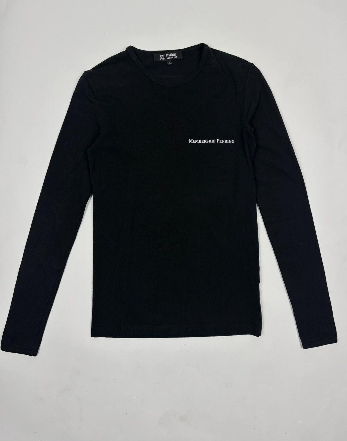 Raf Simons Raf Simons SS2003 Consumed Membership Pending Long Sleeve Size US S / EU 44-46 / 1 - 1 Thumbnail