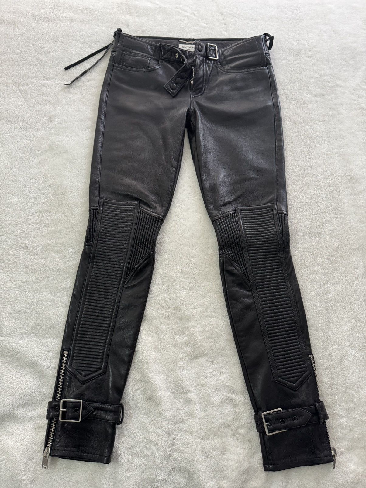 Saint Laurent Biker Denim | Grailed