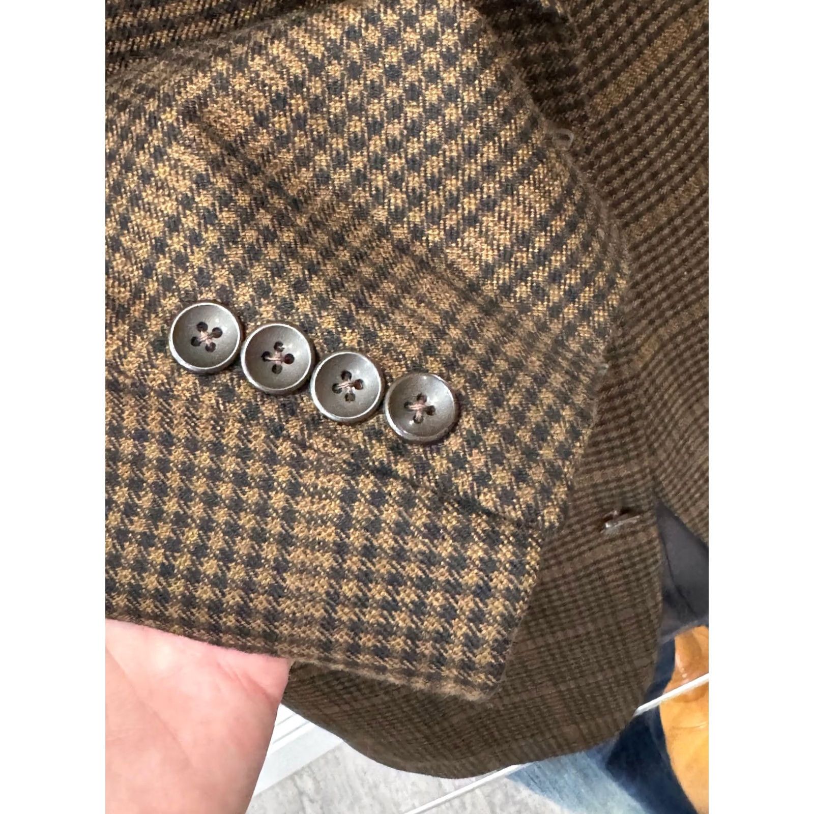 Loro Piana Arnold Brandt Loro Piana 100% Cashmere Dark Plaid Jacket Coat 44 R Mens XS? Size US S / EU 44-46 / 1 - 3 Thumbnail