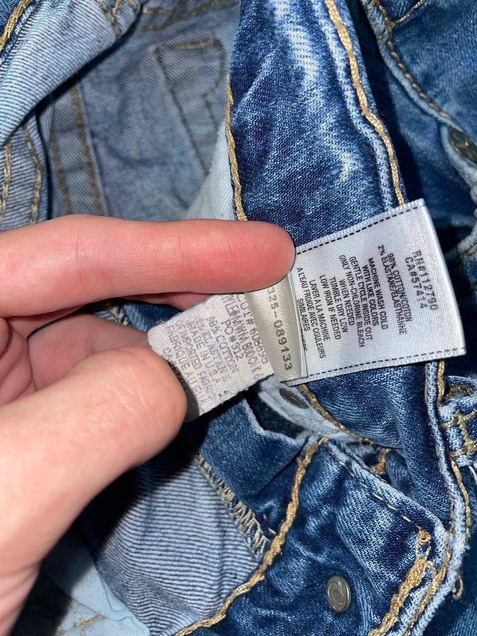 True Religion × Vintage True Religion Vintage Made in USA Distressed Jeans Size US 36 / EU 52 - 10 Thumbnail