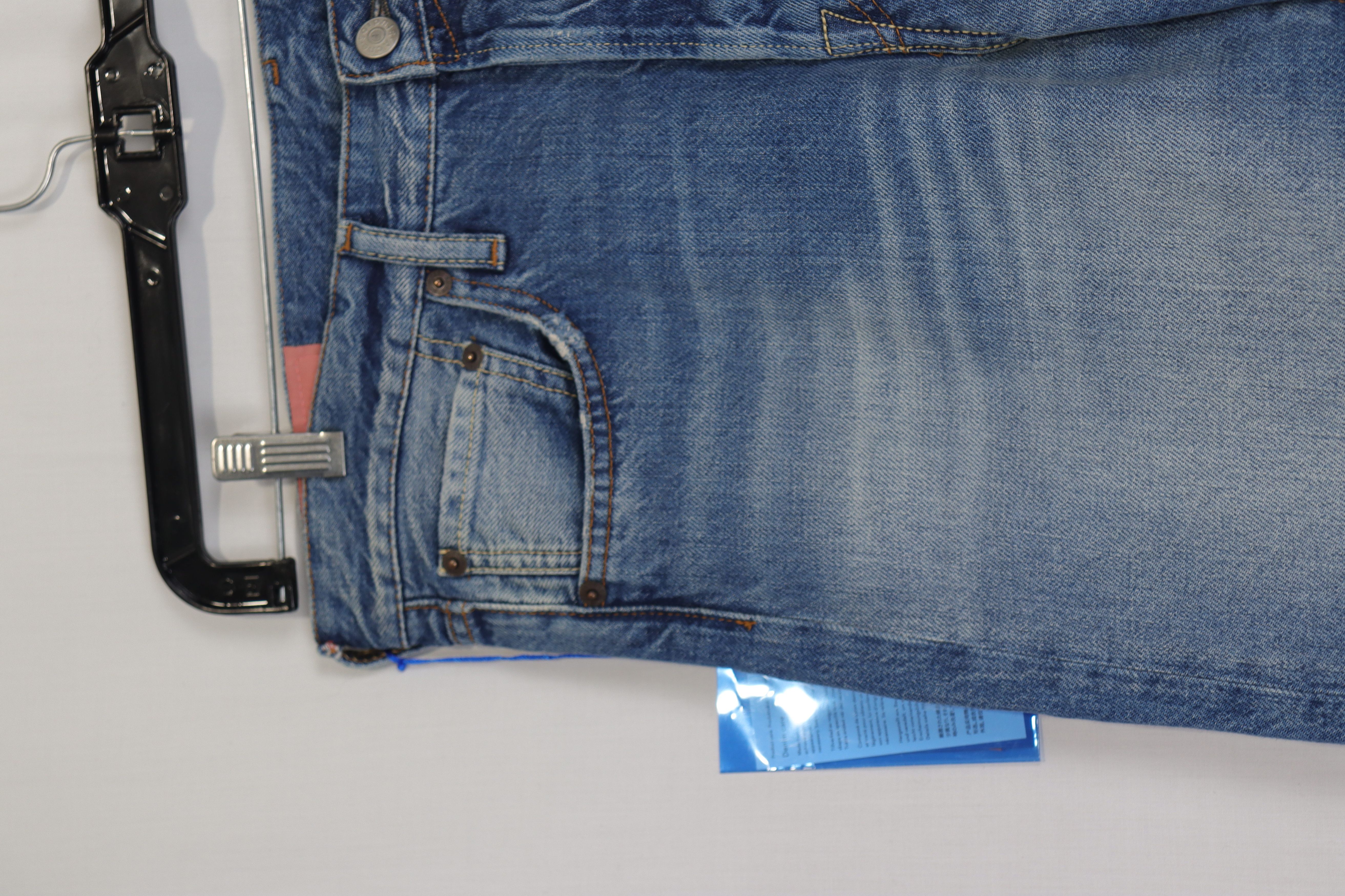 Acne Studios o1rshd11223 1996 Trash Jeans in Mid Blue Size US 31 - 3 Thumbnail