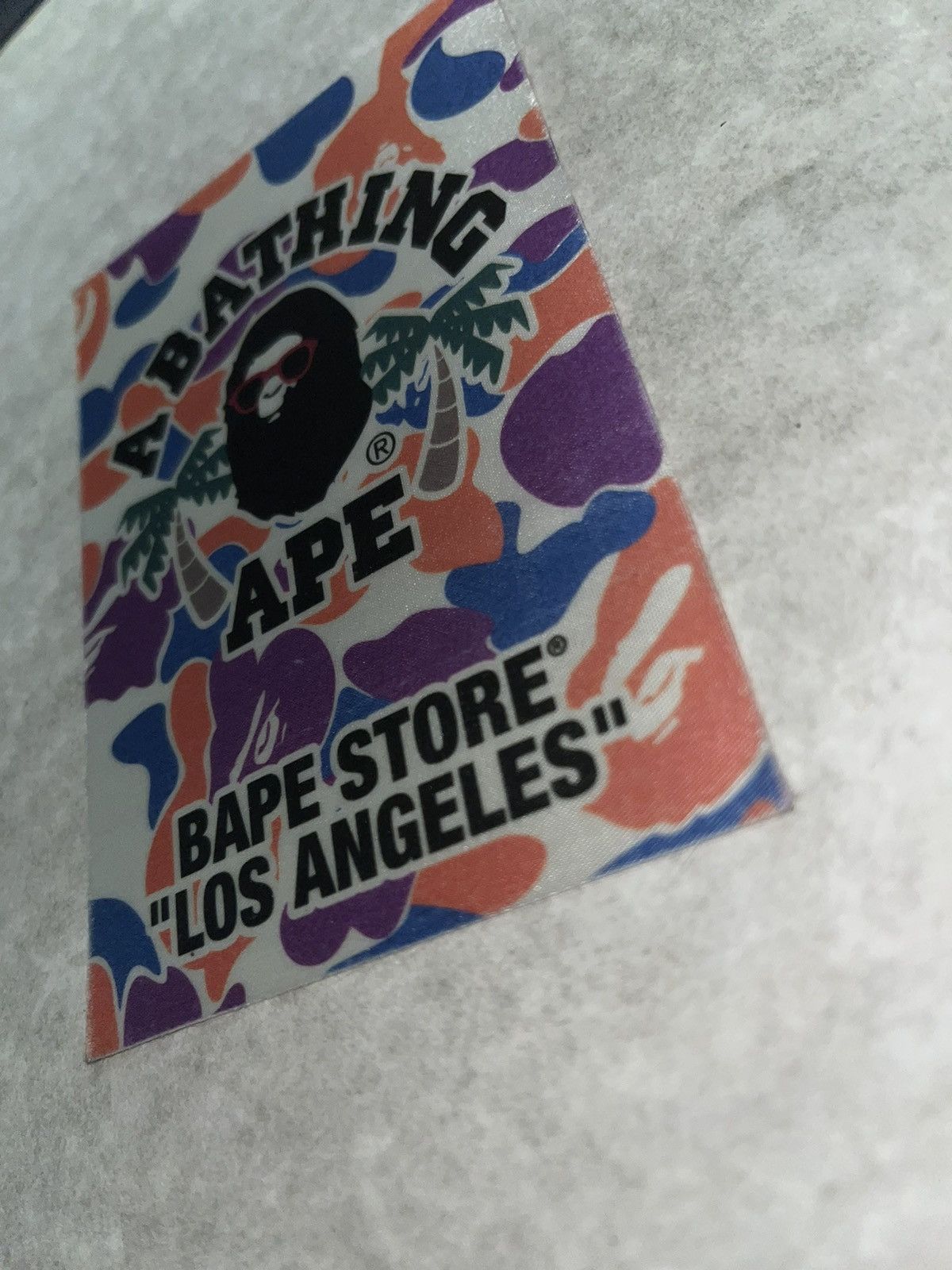 Bape Bape A Bathing Ape LA Los Angeles Sticker Size ONE SIZE - 2 Thumbnail