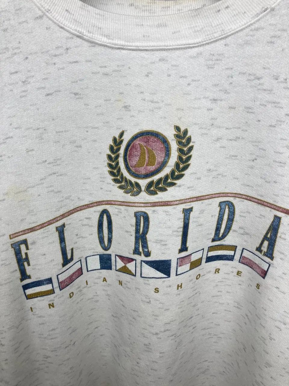Vintage USA 1990's Florida State Gray Graphic Print Crewneck Size US XL / EU 56 / 4 - 3 Thumbnail