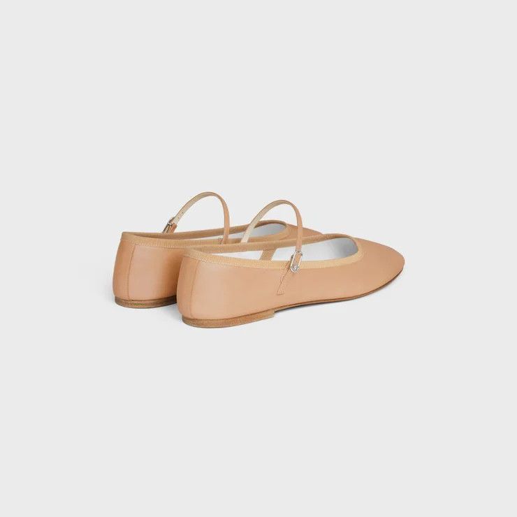 Celine o1bcso1str0625 354673947C Flats in Nacre Size US 10 / IT 40 - 3 Thumbnail