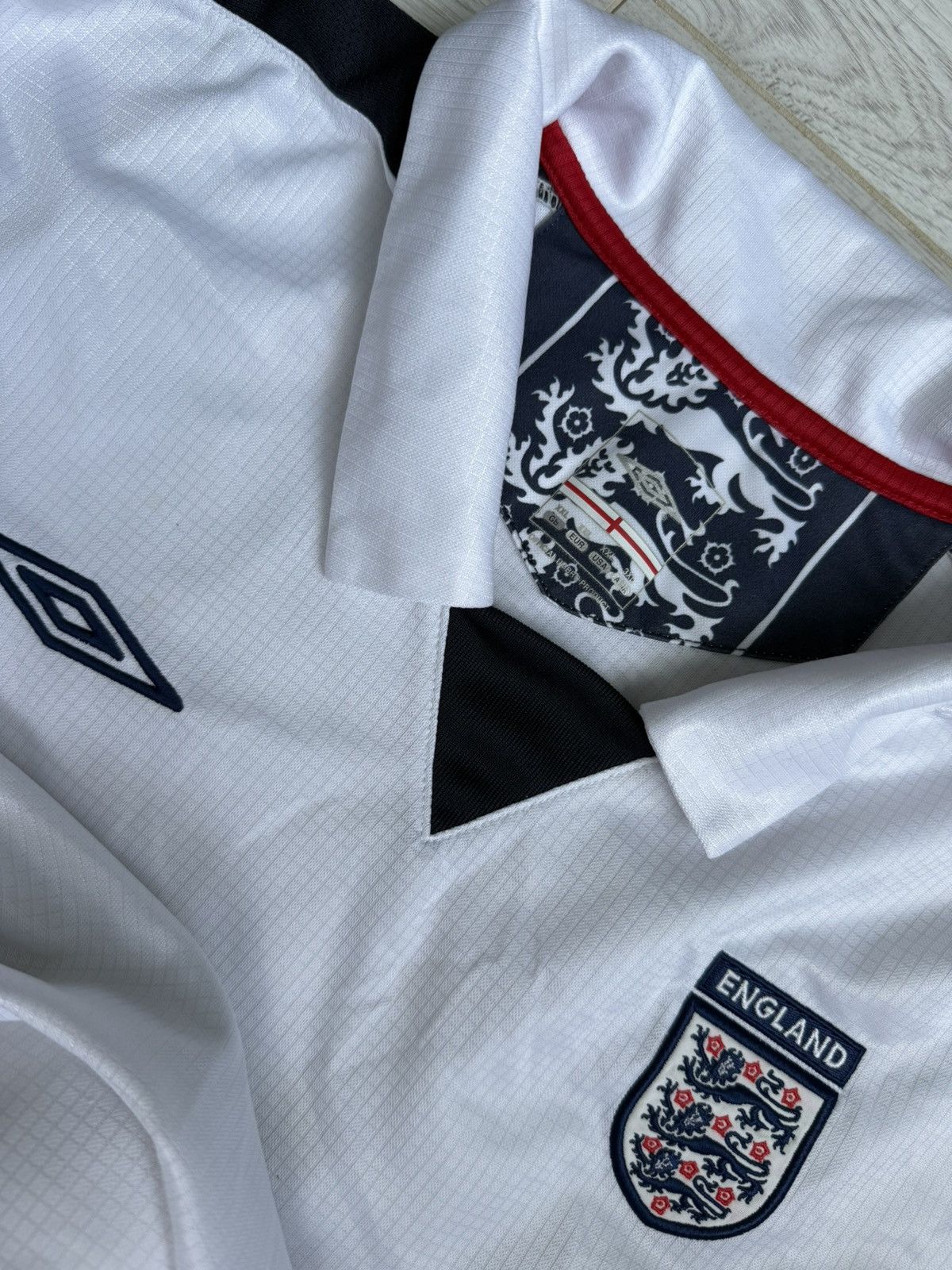 Umbro × Vintage Vintage England Soccer jersey Umbro shirt Size US XXL / EU 58 / 5 - 4 Thumbnail