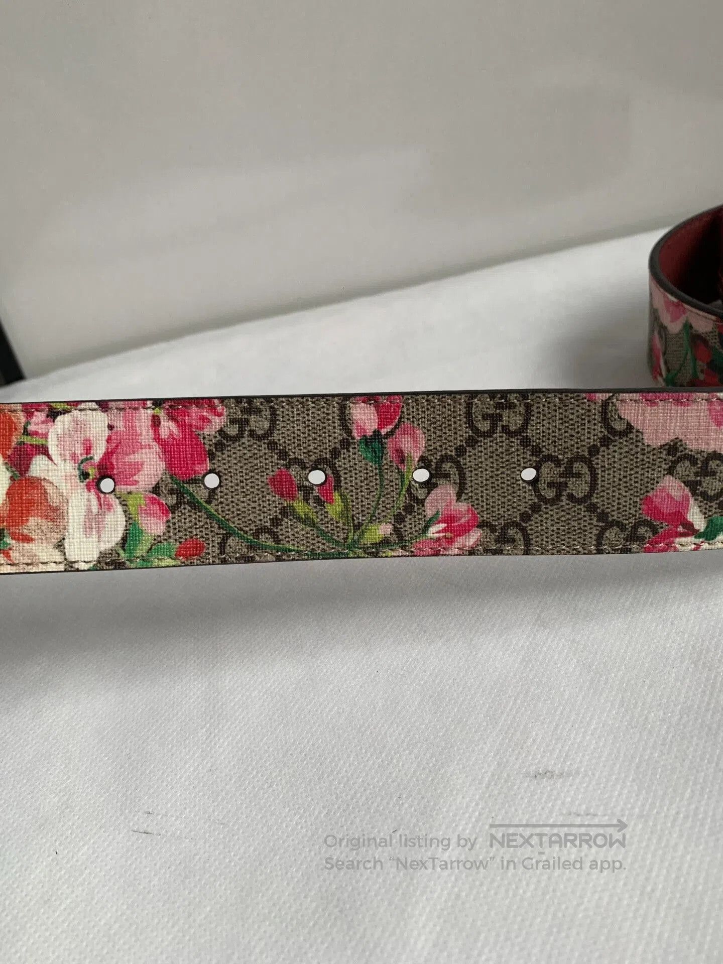 Gucci Gucci Tiger Head Floral Belt. Size ONE SIZE - 4 Thumbnail