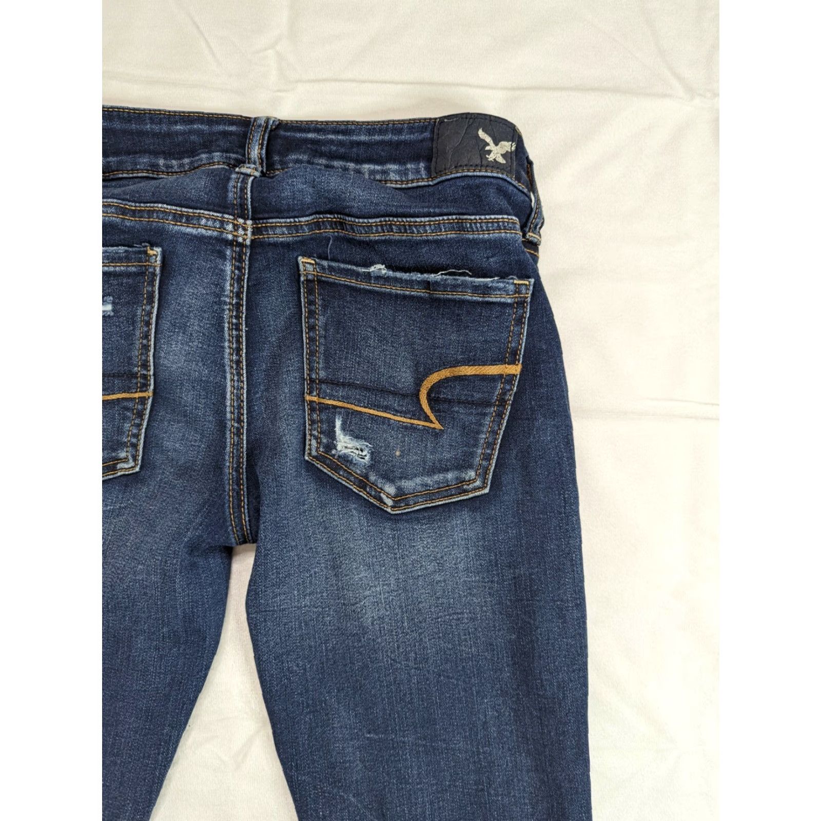 American Eagle Outfitters VINTAGE? No — American Eagle Jeans Jegging Dark Wash 4 Womens Slim Stretch 5-Pocket Denim M5J Size 27" / US 4 / IT 40 - 5 Thumbnail