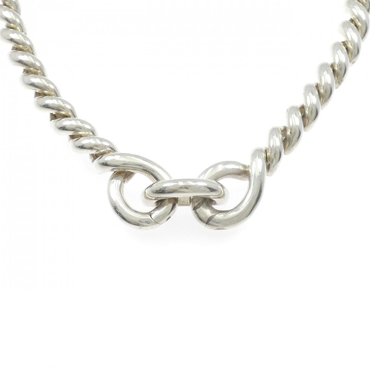 Hermes Hermes Hermes Torsade Necklace Precious Metal Necklace DUTY FREE for USA Size ONE SIZE - 1 Thumbnail