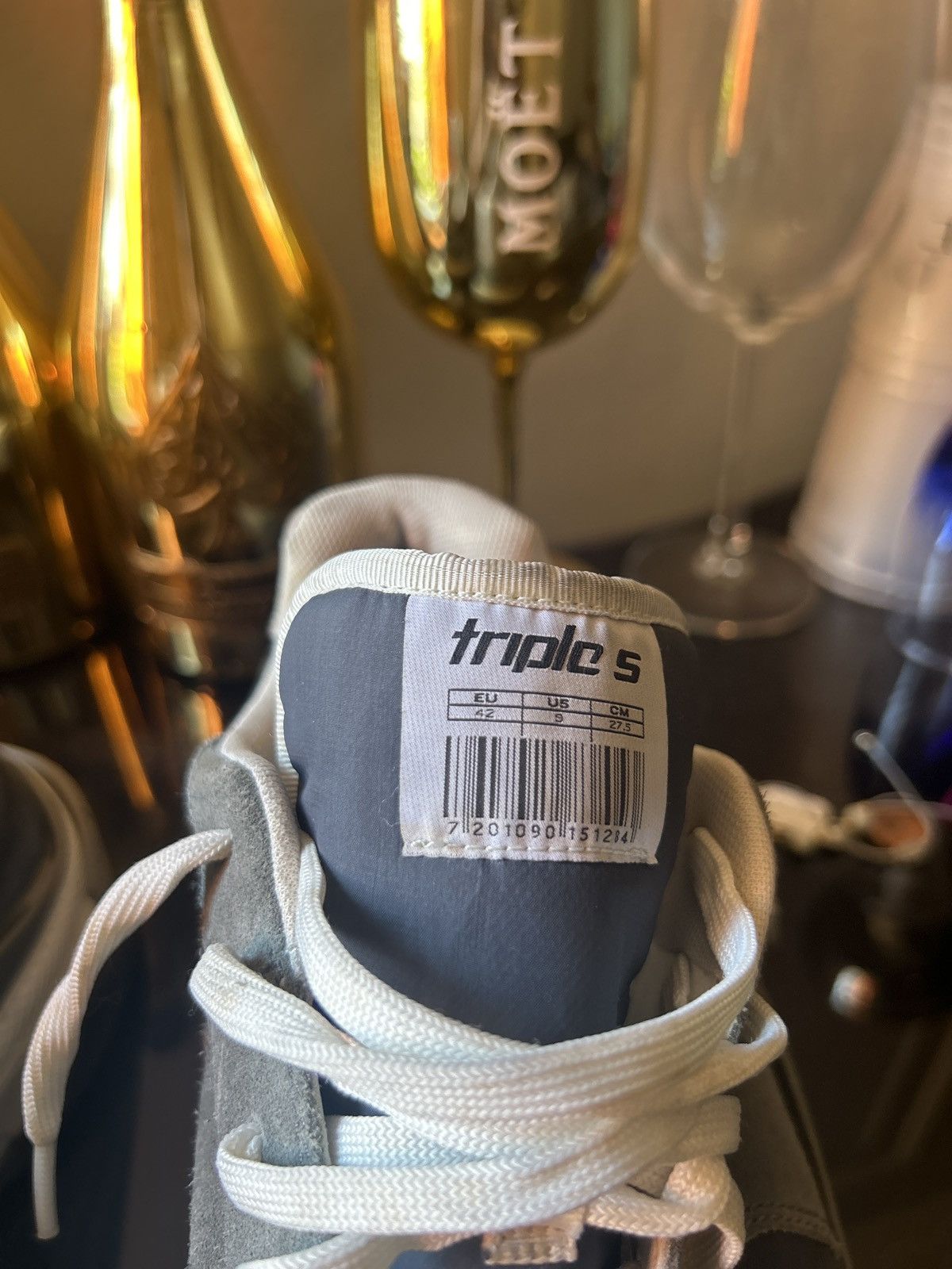 Balenciaga Balenciaga Triple S Sneaker 'Grey Suede' 2018 Size US 9 / EU 42 - 5 Thumbnail