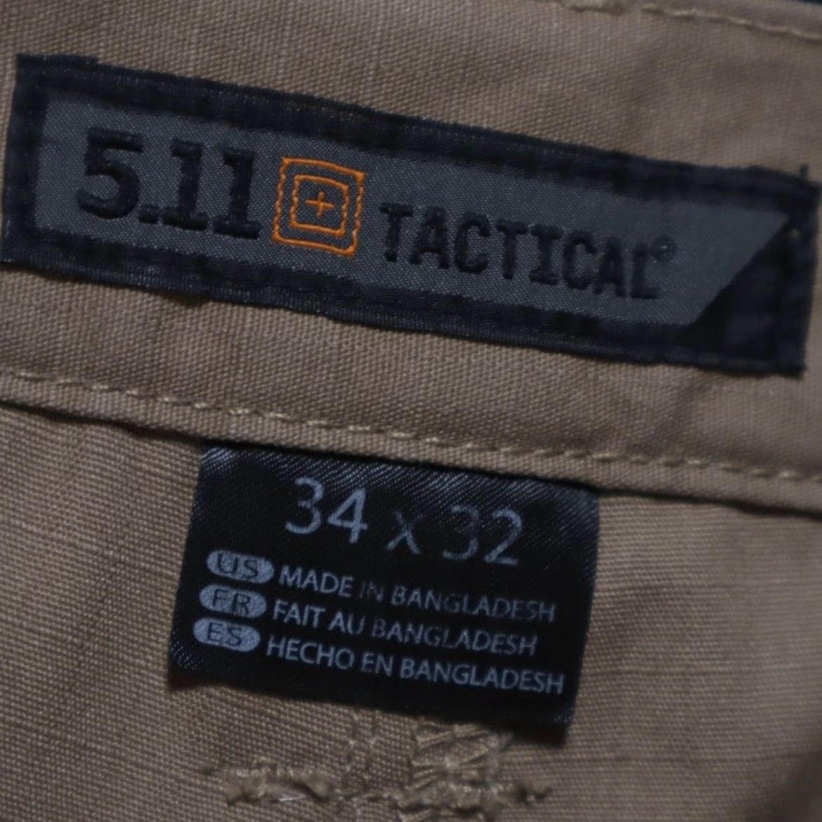 Vintage 5.11 Tactical Cotton Blend Canvas Cargo Pants Tan Men's 34 Cargo Pants Men 34 Tan 5.11 Tactical Cargo Pants 34 Mens Tan Size US 34 / EU 50 - 5 Thumbnail