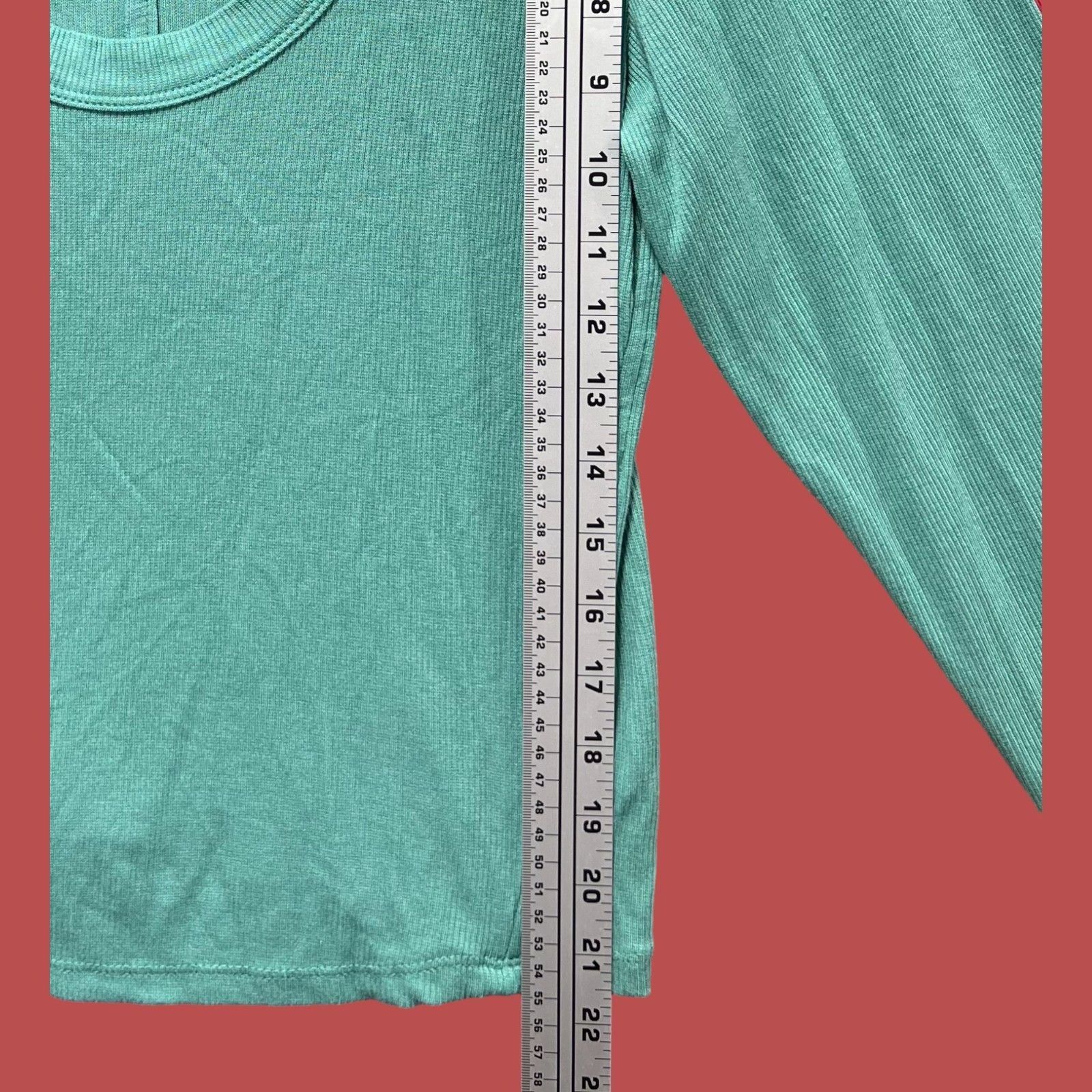 Other Universal Thread - Women's Ribbed Long Sleeve Scoopneck T-Sh Size XL / US 12-14 / IT 48-50 - 8 Thumbnail