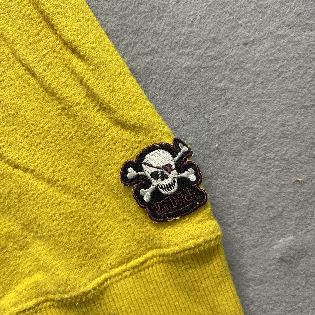 Von Dutch Vintage Von Dutch Yellow Skull Patch Hoodie Size US S / EU 44-46 / 1 - 5 Thumbnail