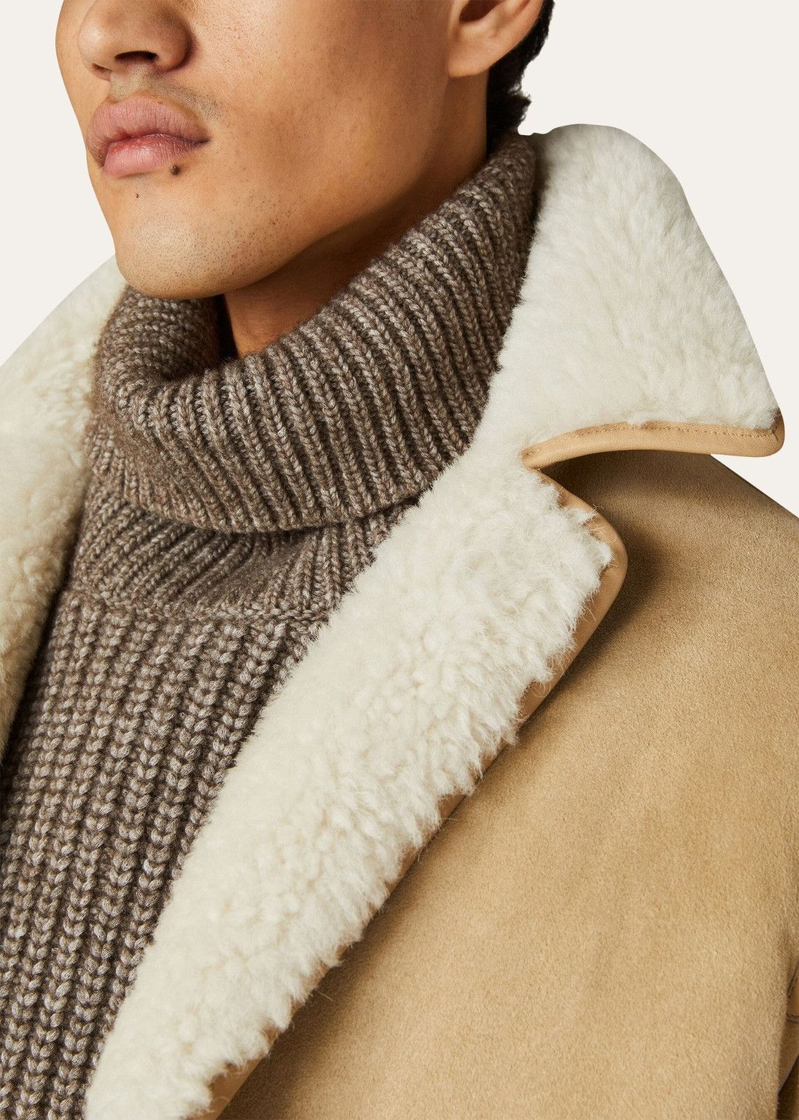Loro Piana o1srvl11e1224 Cotton And Wool Sweter in Brown Size US XL / EU 56 / 4 - 7 Thumbnail