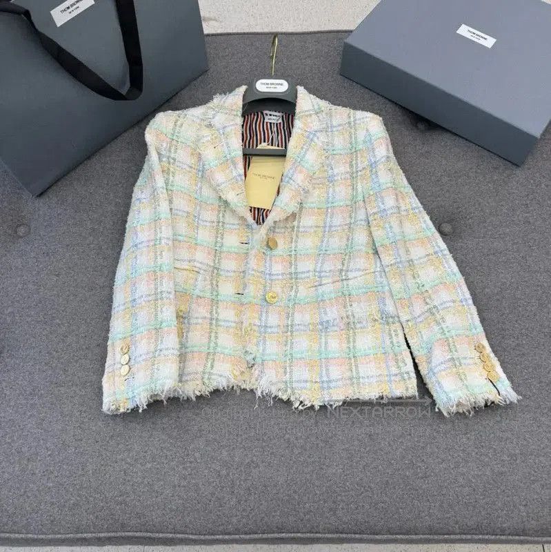 Thom Browne Thom Browne Spring Autumn Ivory Cotton Cardigan . Size M / US 6-8 / IT 42-44 - 2 Thumbnail