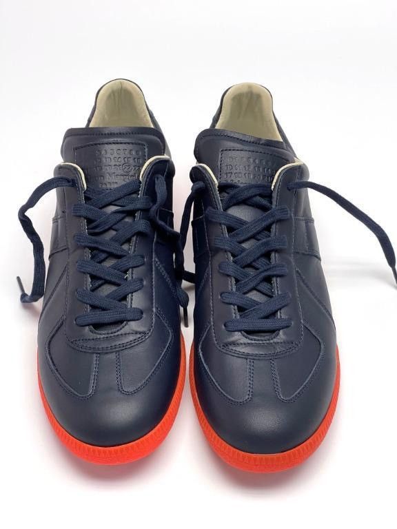 Maison Margiela MMM maison martin margiela navy GAT replica sneakers Size US 12 / EU 45 - 3 Thumbnail