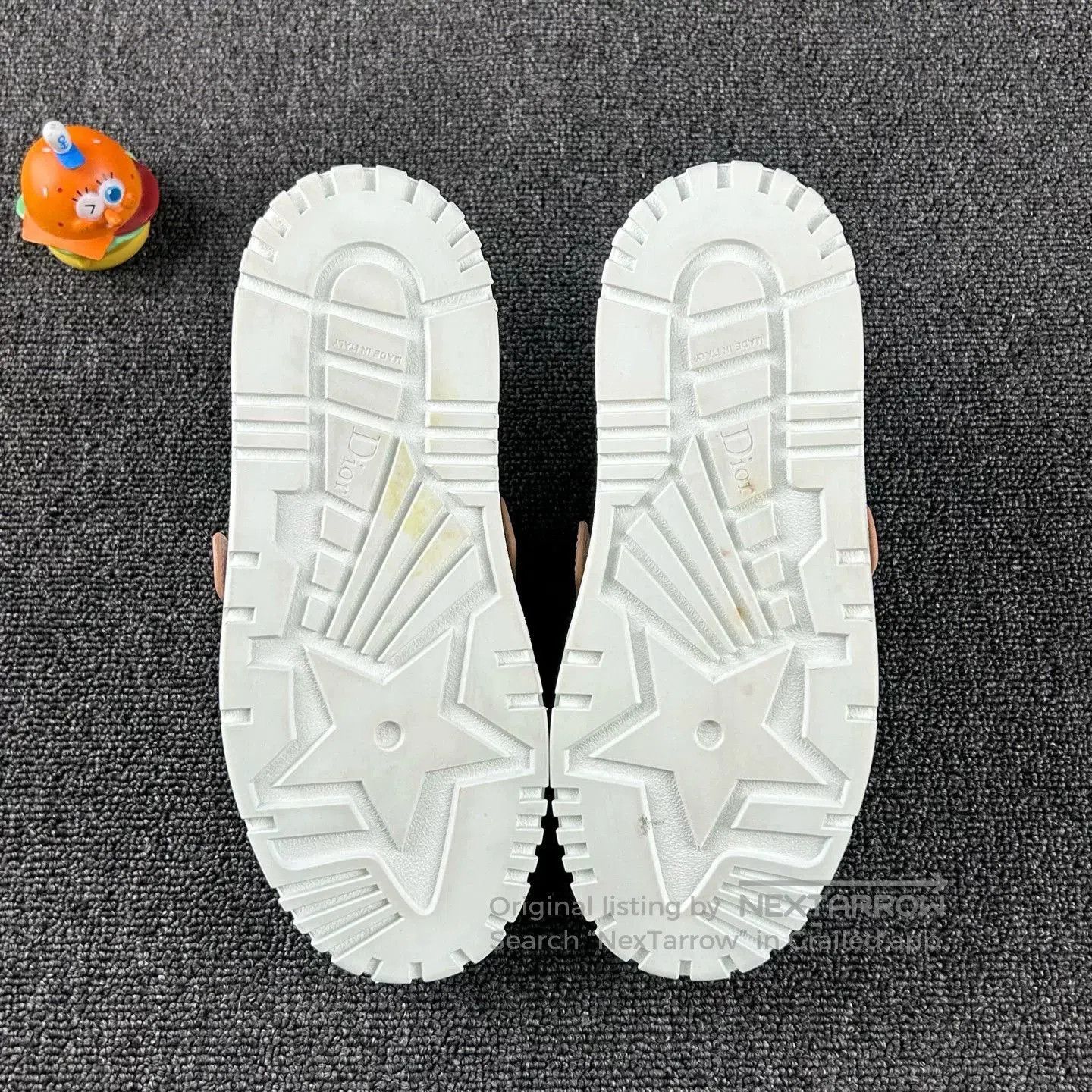 Dior Dior White and Pink Shell Toe Sneakers. Size US 5 / IT 35 - 6 Thumbnail