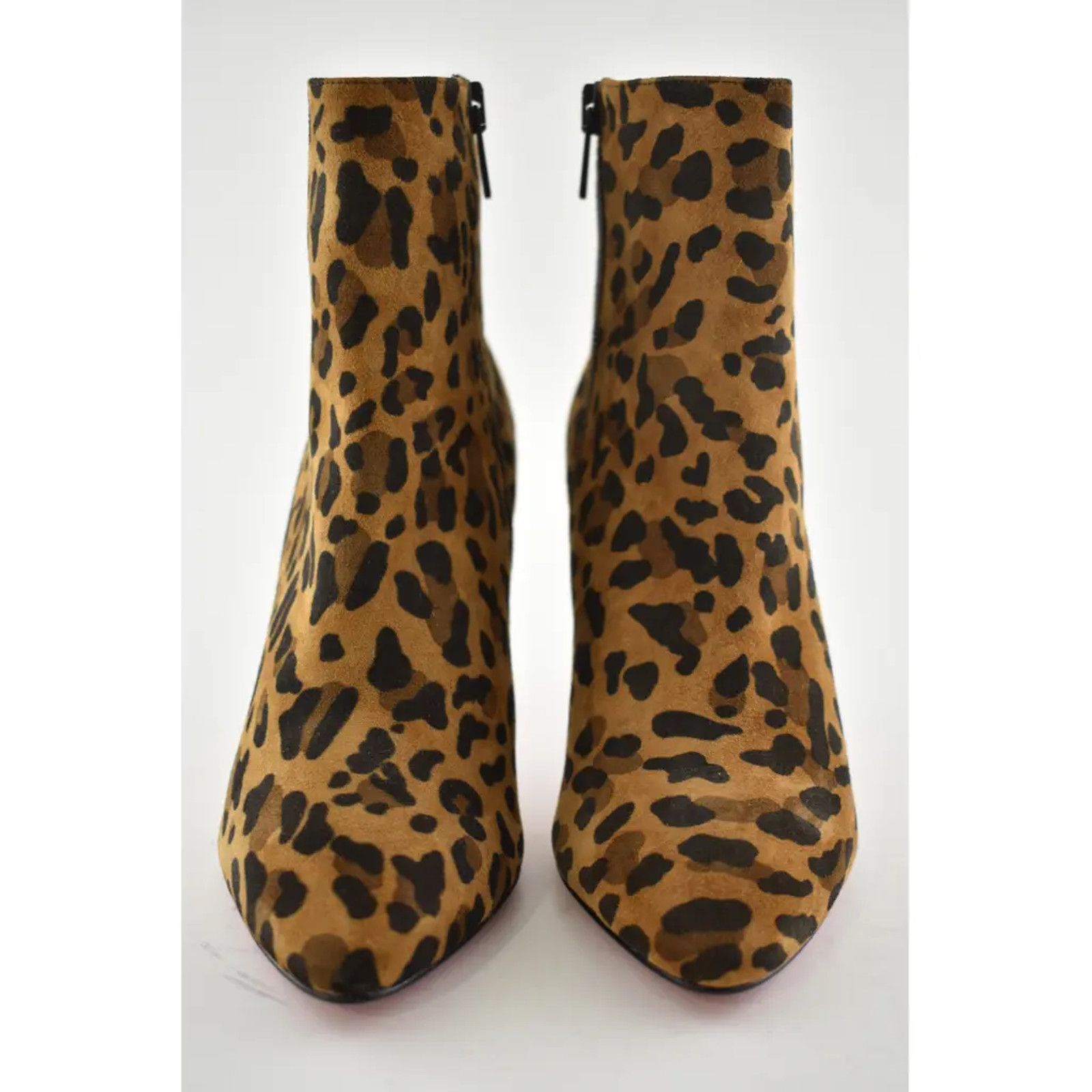 Christian Louboutin Christian Louboutin Eloise Booty 85 Black Brown Leopard Rio Size US 6 / IT 36 - 6 Thumbnail