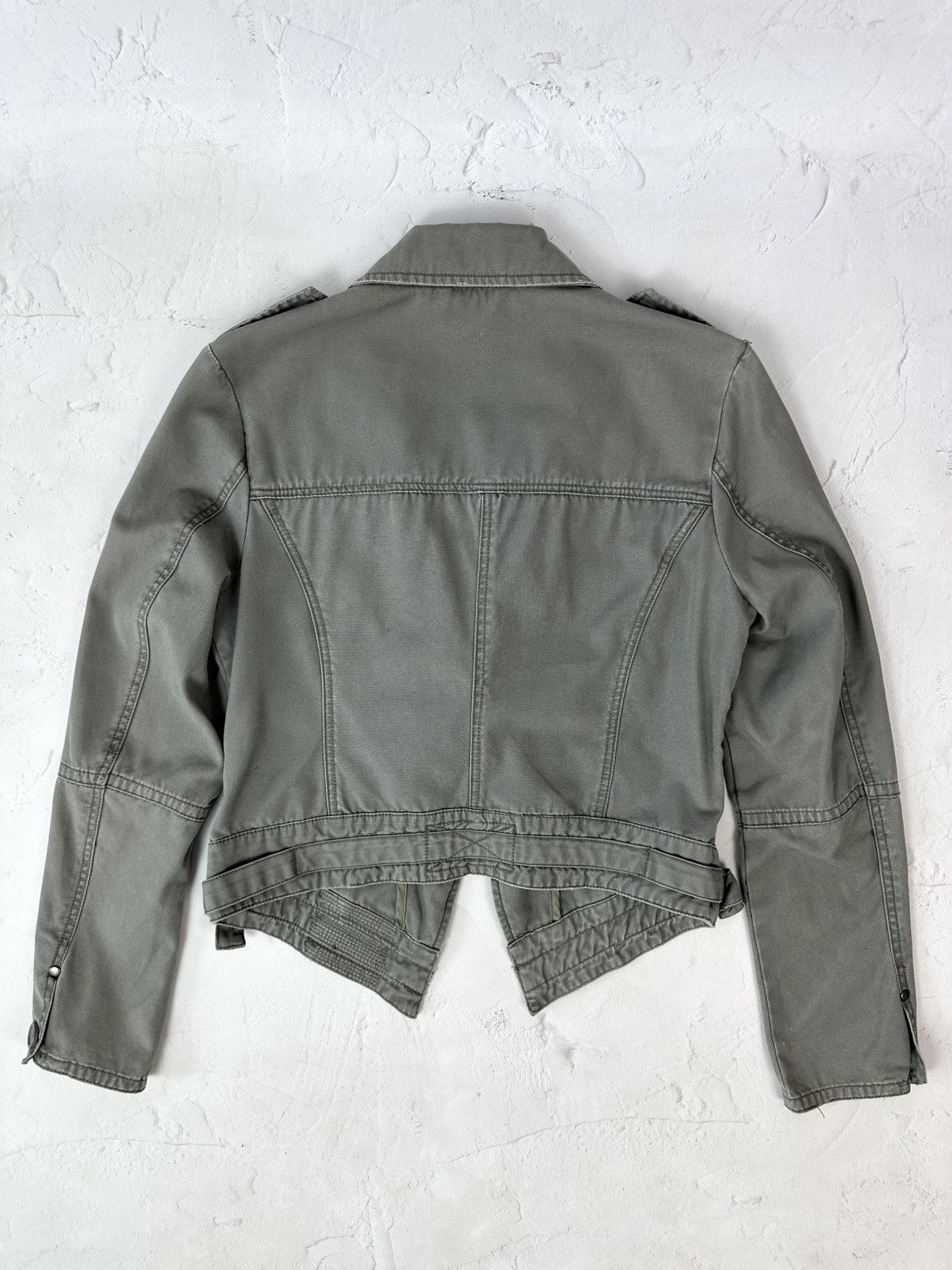 Vintage Vintage Khaki Embroidered Jacket Size L / US 10 / IT 46 - 8 Thumbnail