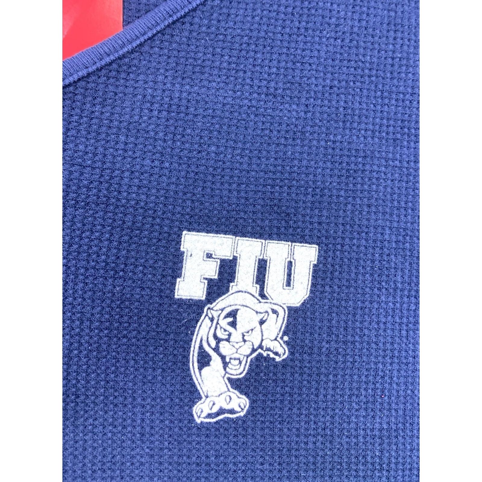 ESPIRIT Spirit FIU Panthers T-Shirt Women L Blue Long Sleeve Knit Cotton Spirit Jersey Size L / US 10 / IT 46 - 2 Thumbnail