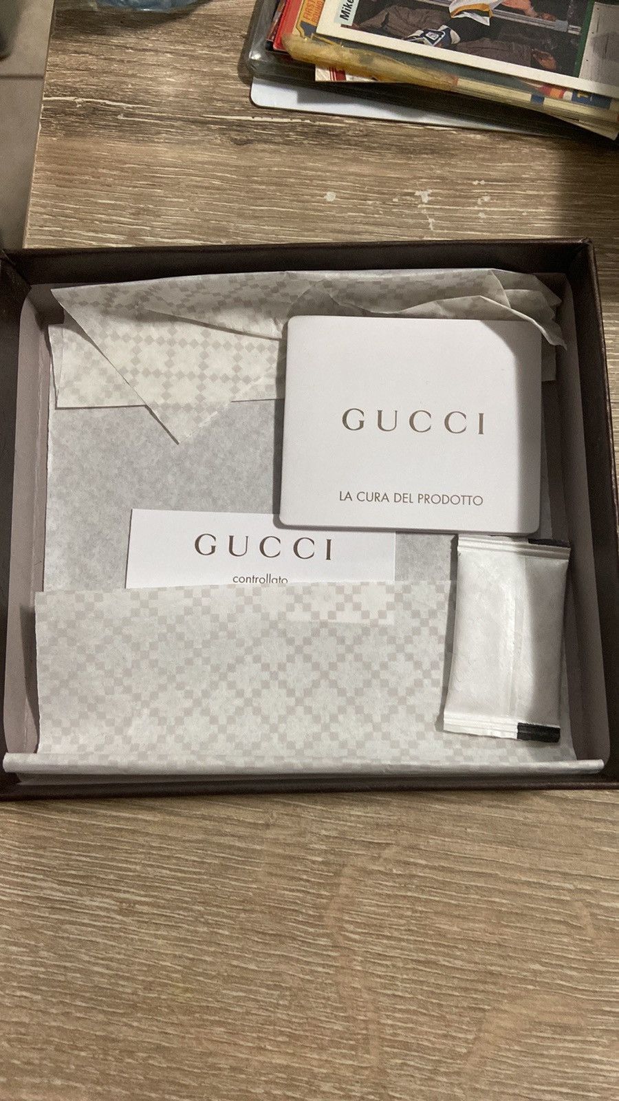 Gucci × Vintage Vintage Gucci GG Dark Green Leather Wallet Size ONE SIZE - 11 Thumbnail