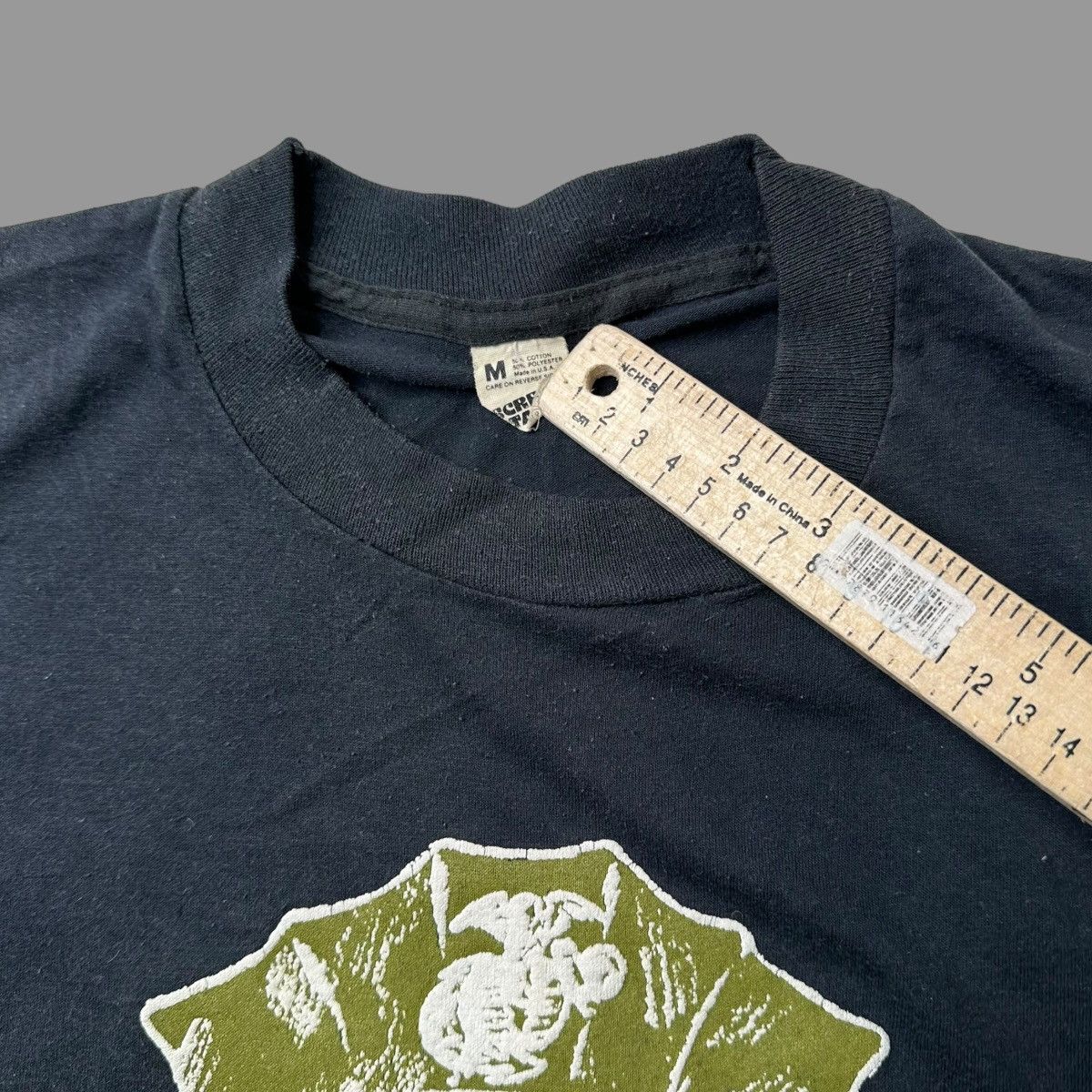 Vintage Vintage 1980s military skull tshirt Size US M / EU 48-50 / 2 - 3 Thumbnail