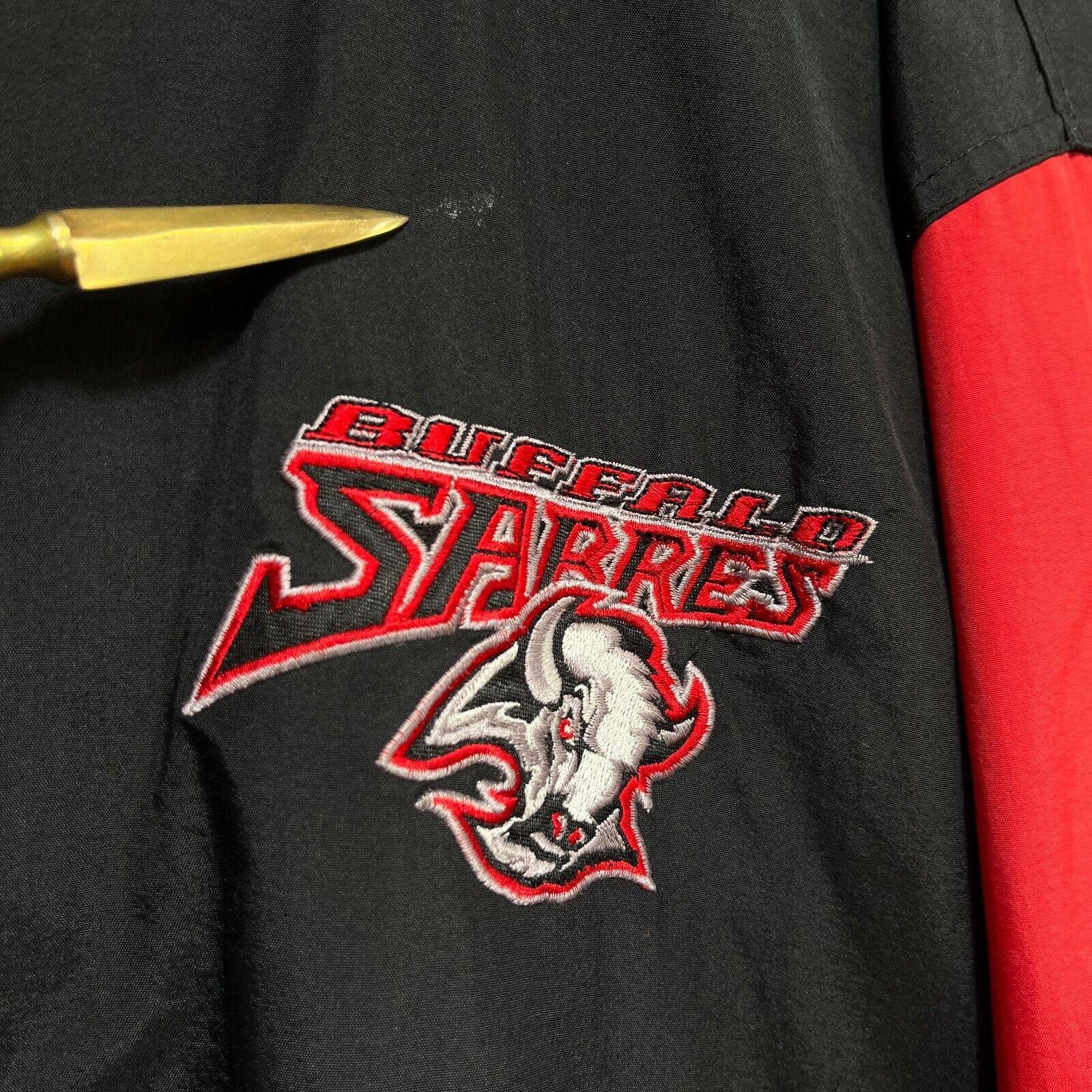 Pro Player × Vintage Vintage 90s NHL Buffalo Sabres Pro Player Bomber Jacket XL Size US XL / EU 56 / 4 - 4 Thumbnail