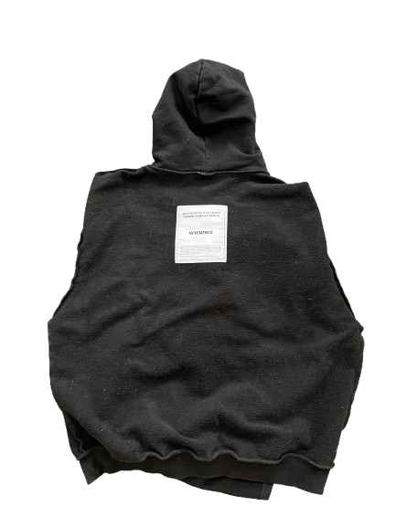 Vetements Vetements AW19 Inside Out "Shark" Hoodie Size US XS / EU 42 / 0 - 2 Thumbnail