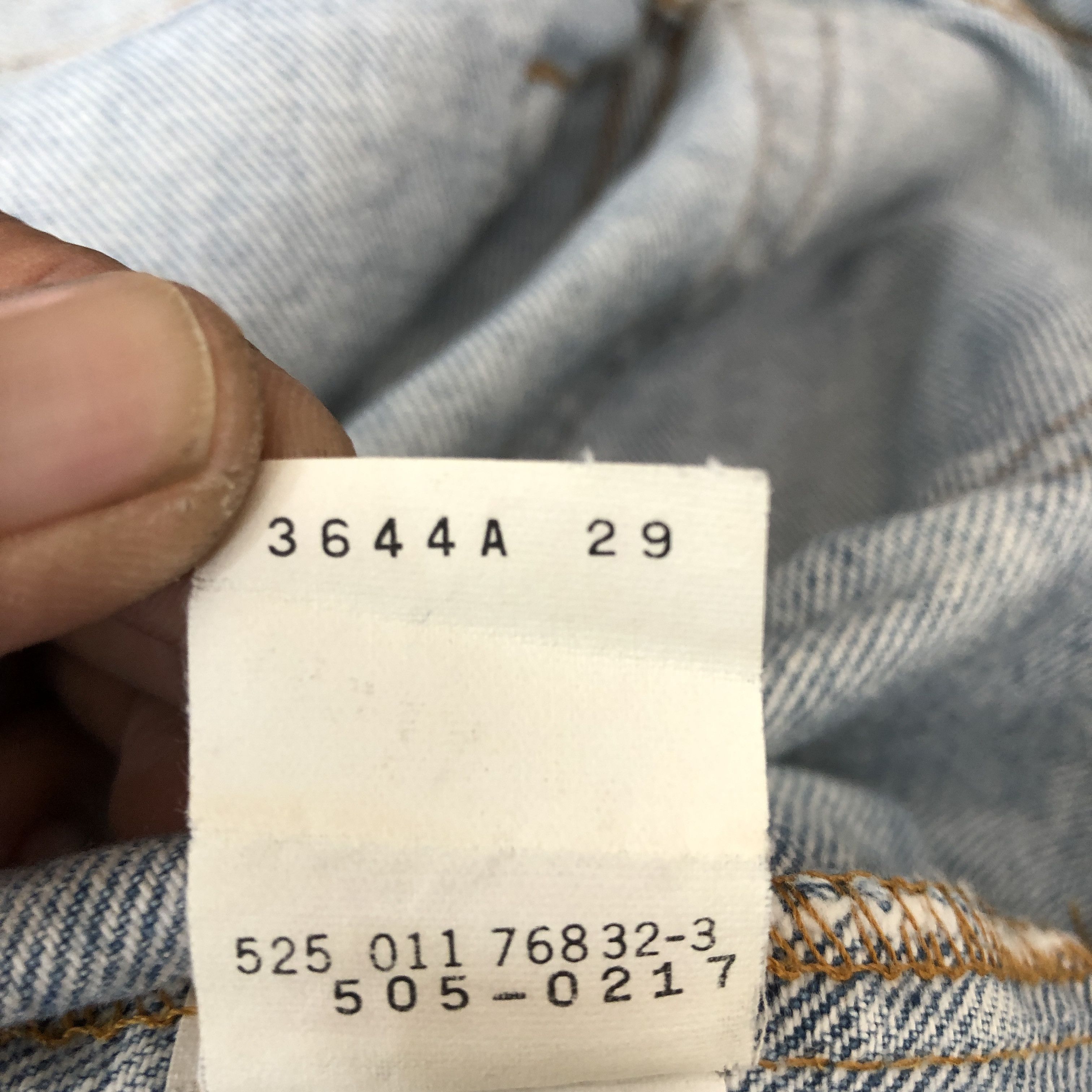Levi's × Vintage Vintage Levis Sun Faded Blue Wash Jeans Levi's 505 Denim Size US 30 / EU 46 - 10 Thumbnail