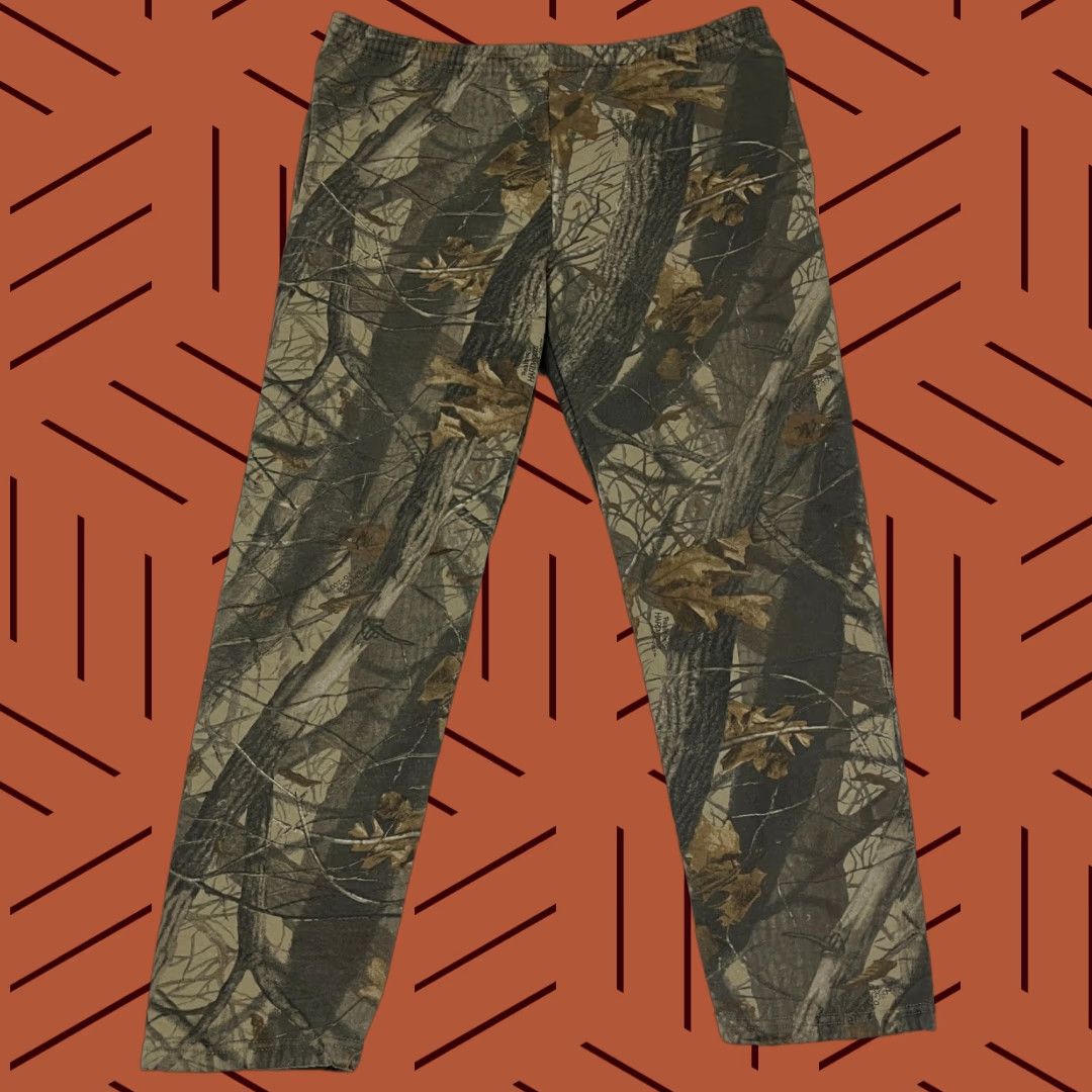 Jerzees VINTAGE 90s Camouflage Sweatpants Jerzees USA Mens M Regular Brown 30-36" Inseam 30" Pockets Elastic Waist Size US 31 - 1 Thumbnail