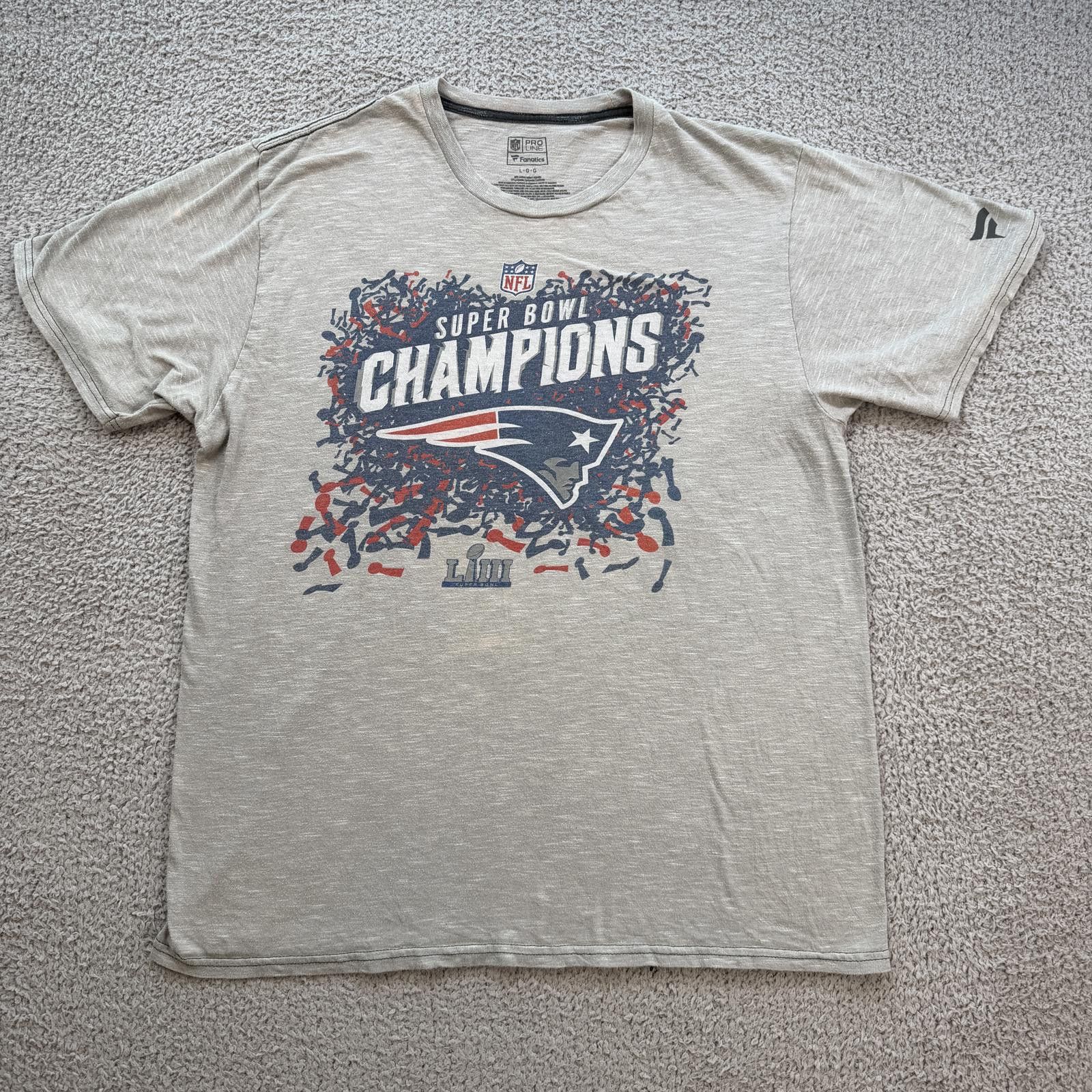 Other Nike NFL Super Bowl LIII Champ New England Patriots T Shirt Size US L / EU 52-54 / 3 - 1 Thumbnail