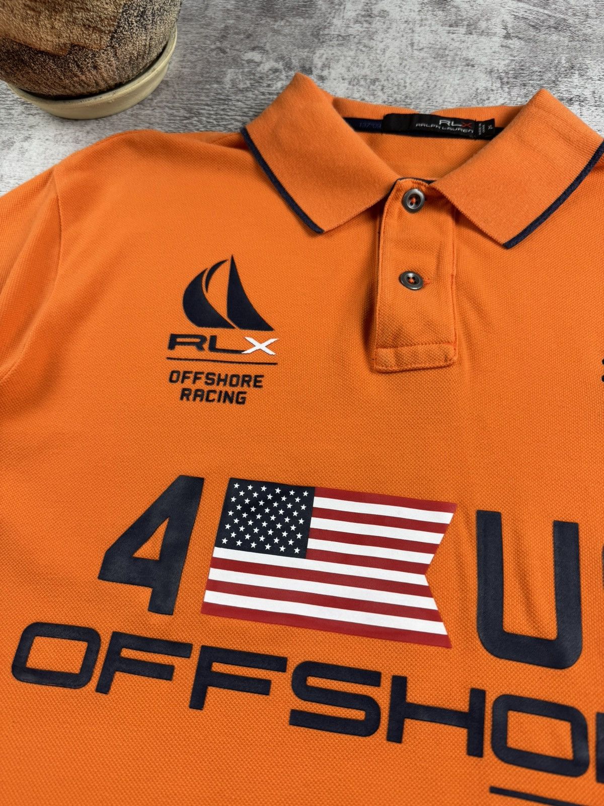 RLX Ralph Lauren RLX Ralph Lauren USA Racing American Chief Keef Polo T Shirt Size US XL / EU 56 / 4 - 9 Thumbnail