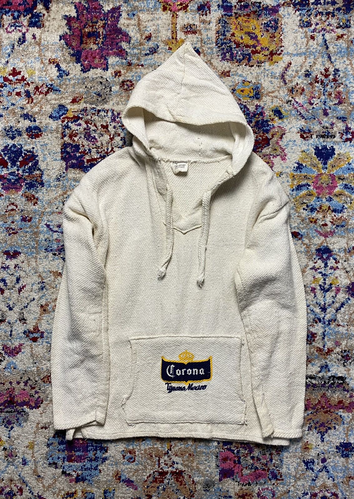 Vintage Vtg Corona Beach Club Tijuana Mexico Rucksack Hoodie Size US M / EU 48-50 / 2 - 2 Thumbnail
